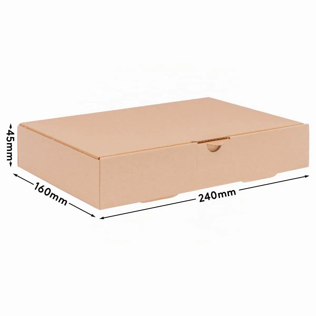 verpacking 500 cartons extra-plats 240 x 160 x 45 mm brun MB-3 [taille et couleur au choix] boîtes d'expédition boîte pliante carton pliant Lettre Max envoi postal conforme DHL simple cannelure