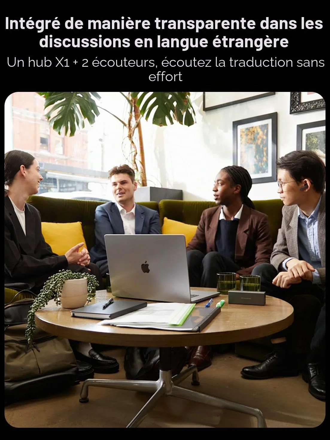 Timekettle X1 AI Interpreter Hub, traducteur simultané 40 langues, précision 95%