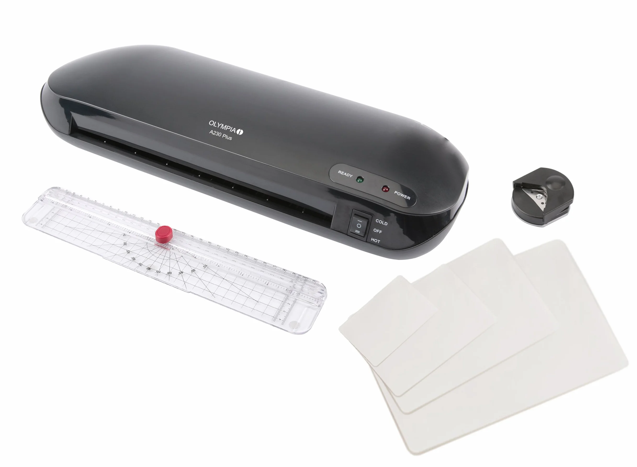 Olympia A 230 Plus Set 4 en 1 Plastifieuse Noir