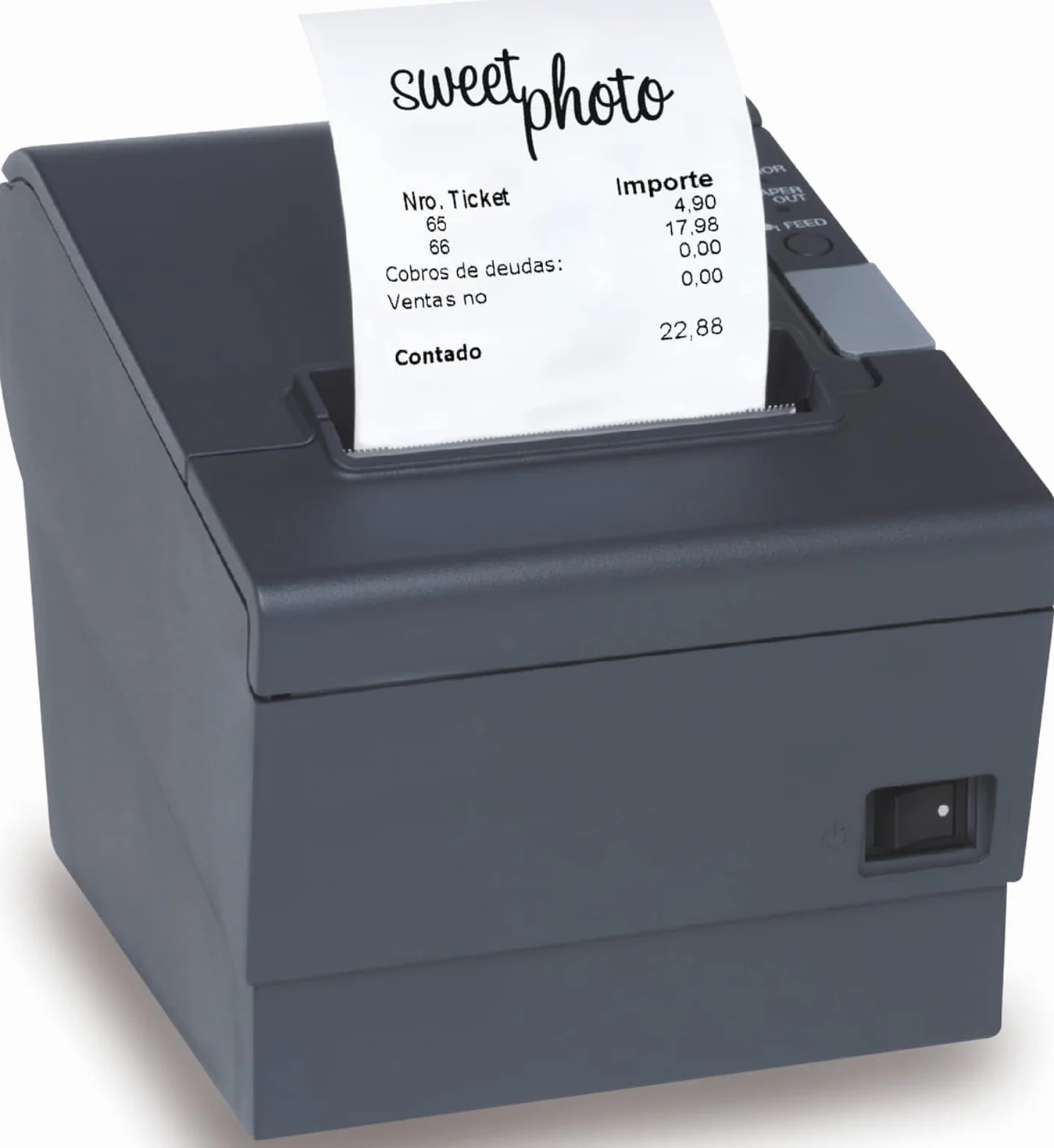 Bobines NON THERMIQUE pour imprimante Epson TM-J 7200 76x65x12mm