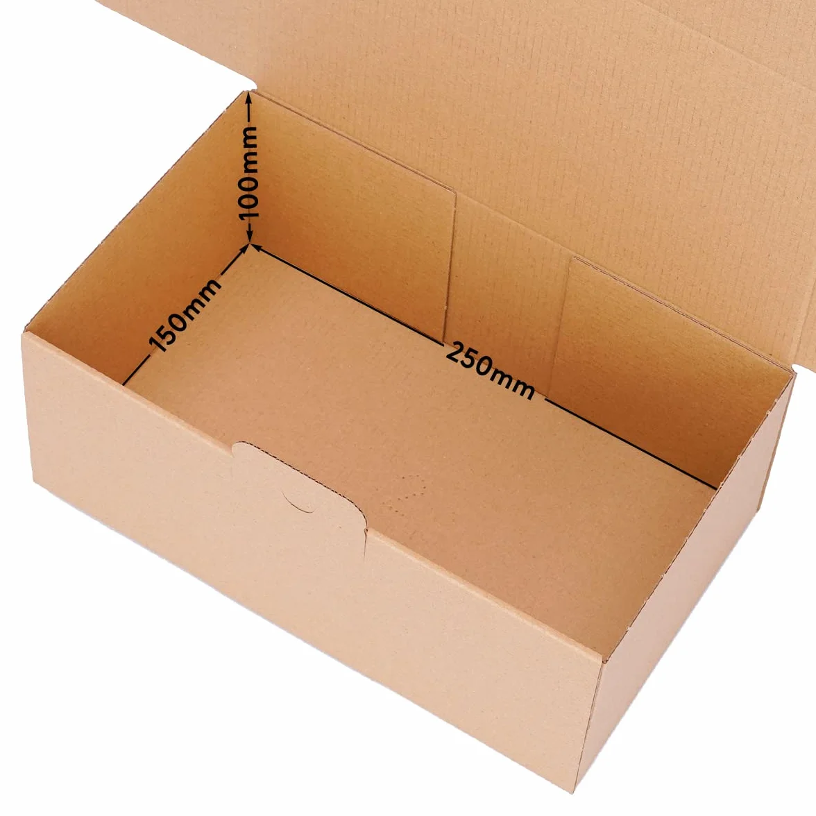 Boîtes pliantes carton 250 x 150 x 100 mm marron WP 30 emballage 100 pièces