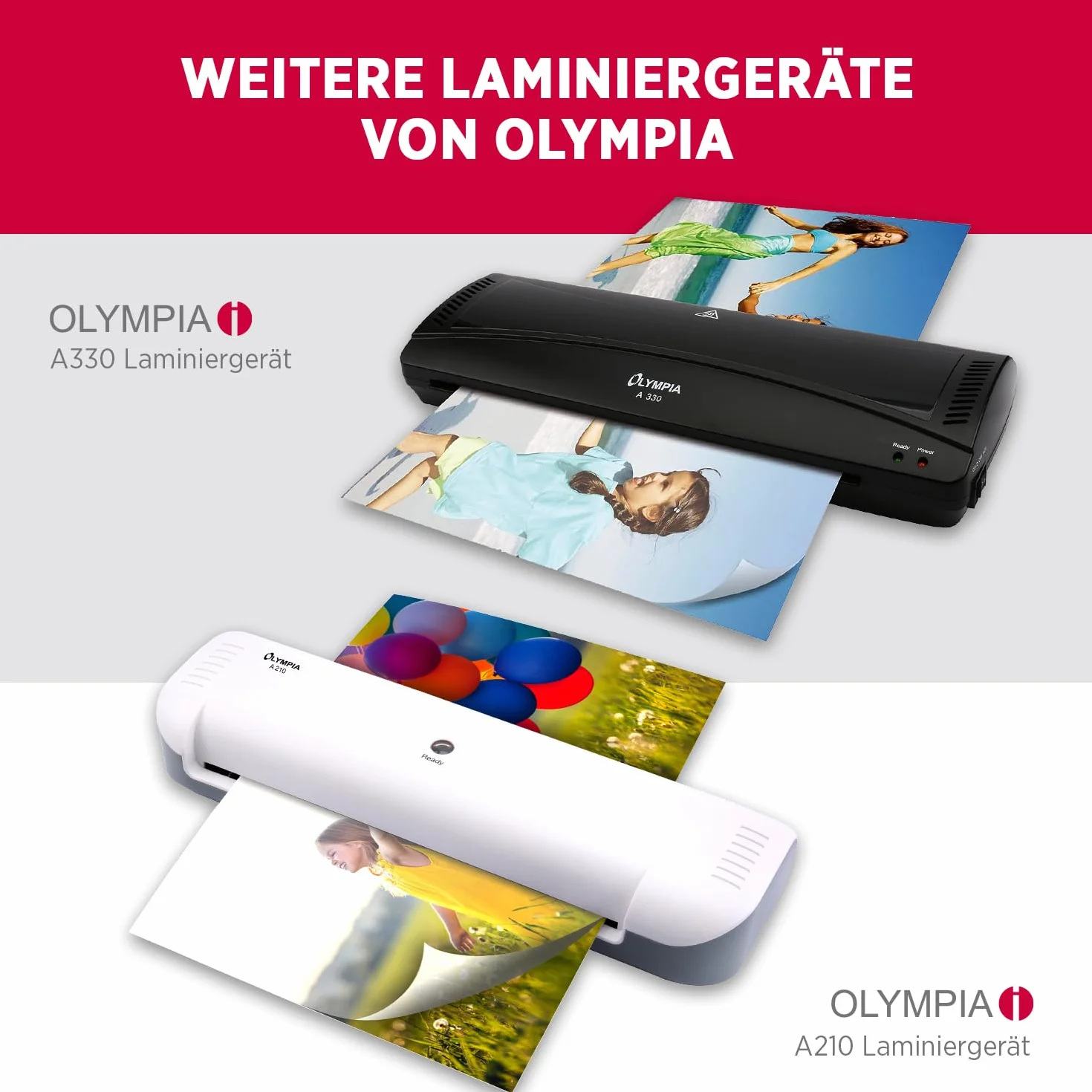 Olympia A 330 Plus Plastifieuse 4 en 1 Noir