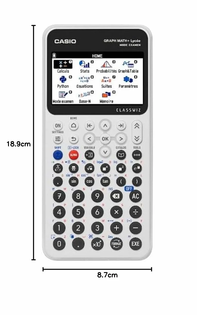 CASIO Graph Math+ Calculatrice Graphique