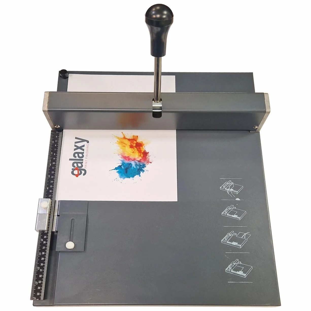 Galaxy Crease & Go. Machine de rainage manuelle professionnelle pour papier et carton