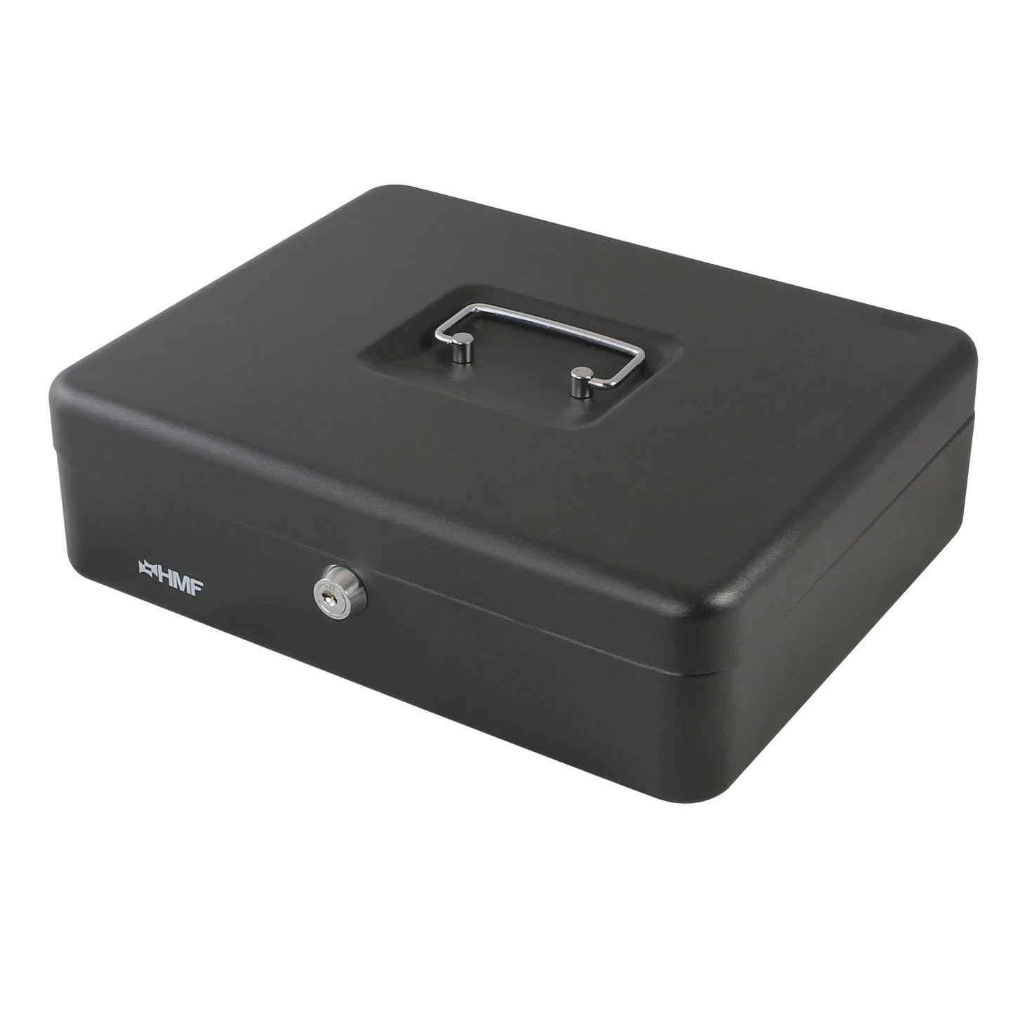 HMF 108-02 Caisse à Monnaie monnayeur 30 x 24 x 9 cm noir