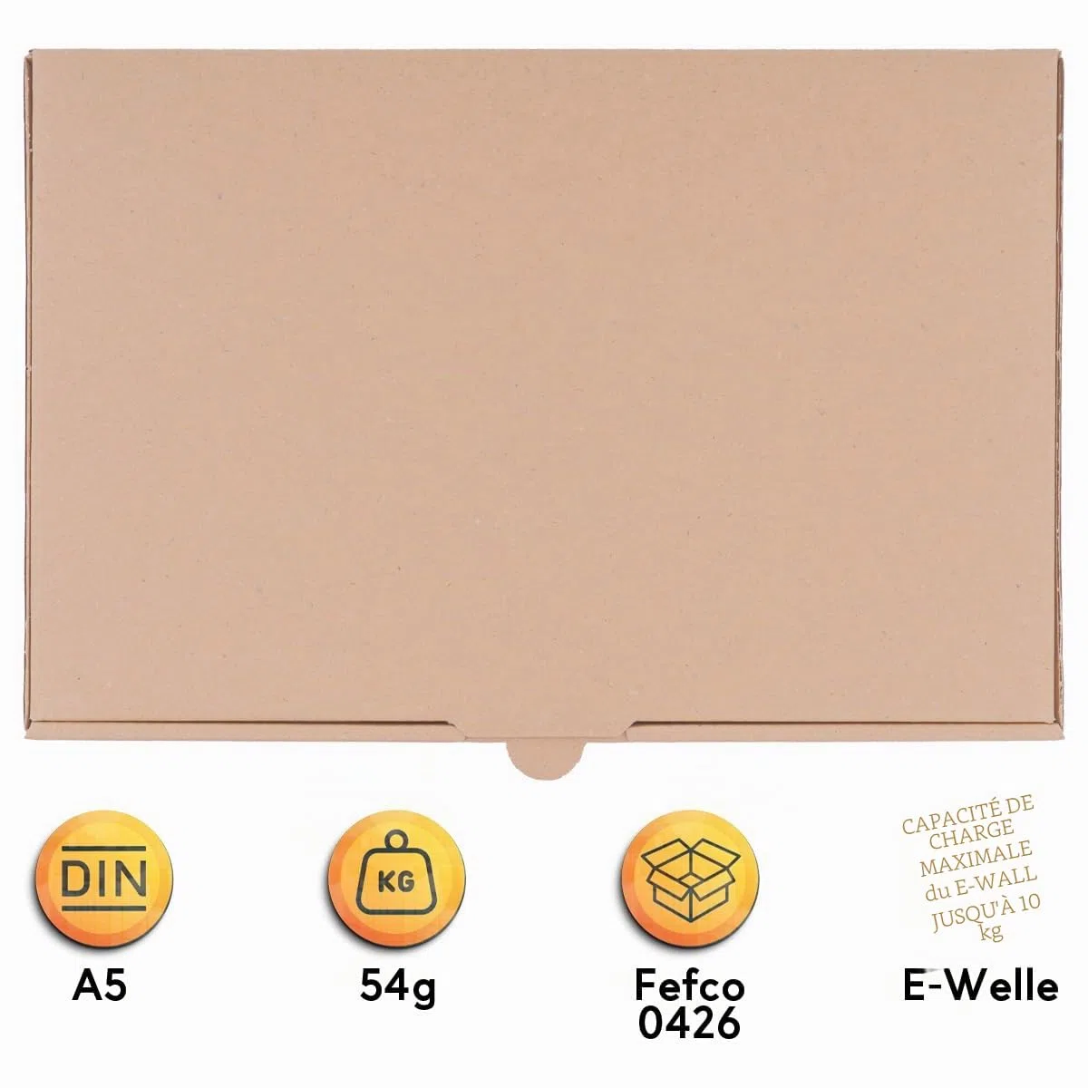verpacking 500 cartons extra-plats 240 x 160 x 45 mm brun MB-3 [taille et couleur au choix] boîtes d'expédition boîte pliante carton pliant Lettre Max envoi postal conforme DHL simple cannelure