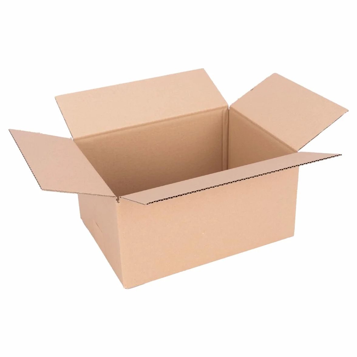 Boîtes pliantes en carton 300 x 215 x 140 mm KK 30 brunes cartons simple cannelure 50 pièces