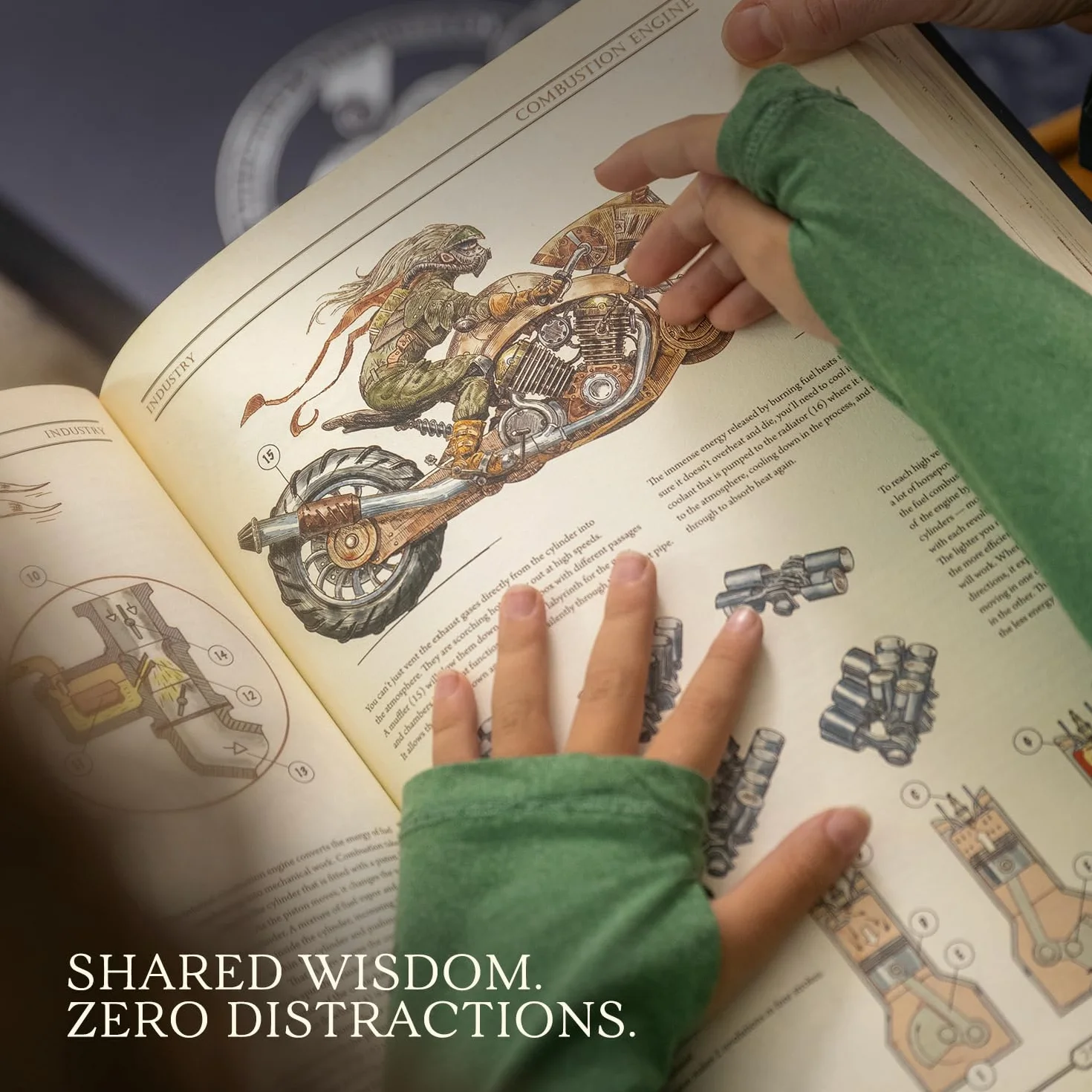 HUNGRY MINDS The Book dans une Boîte Cadeau : Guide Ultime pour Reconstruire la Civilisation - Artefact Unique - Encyclopédie de la Connaissance avec plus de 400 Pages D'illustrations Détaillées
