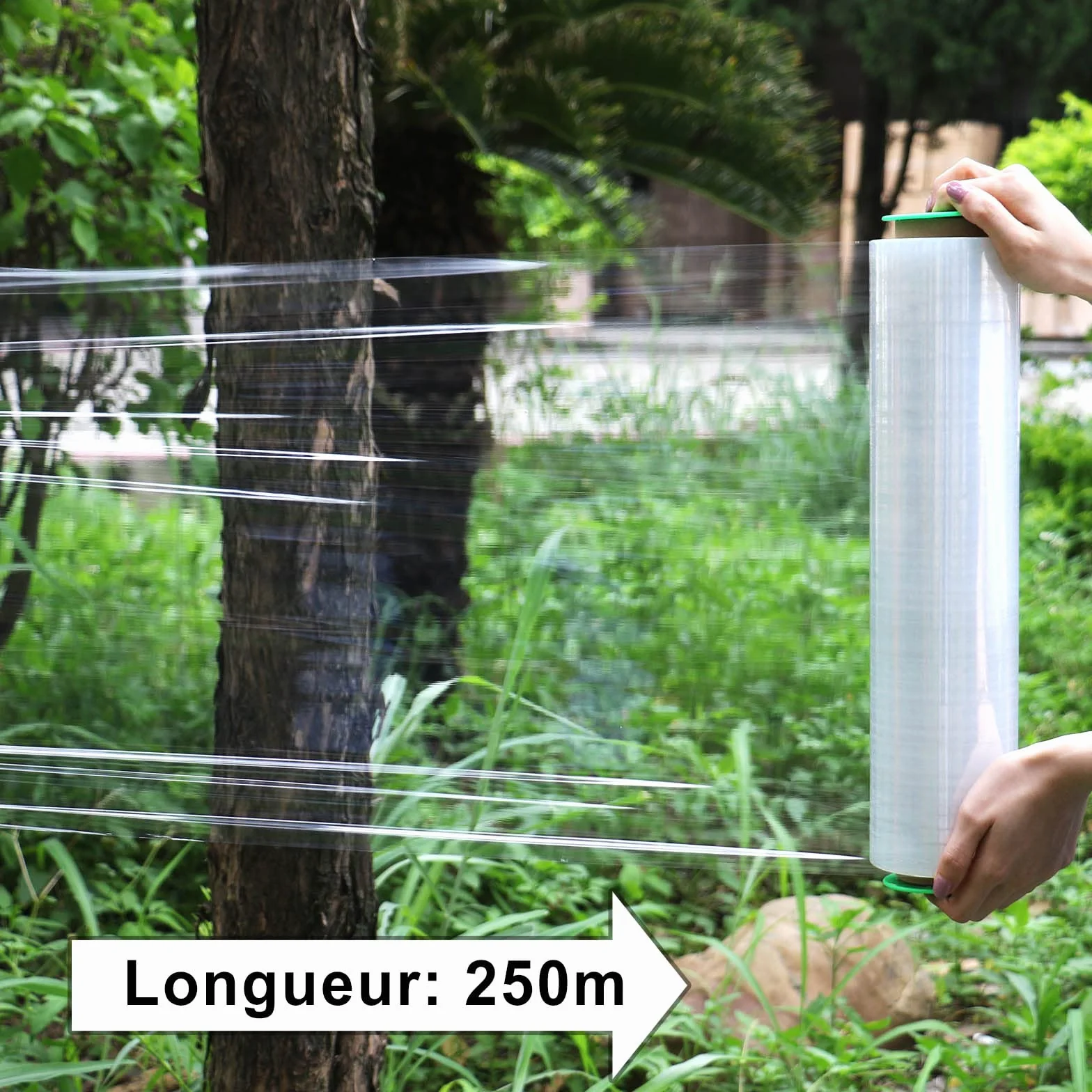 BOMEI PACK Film étirable déménagement 250m x 400mm lot de 4