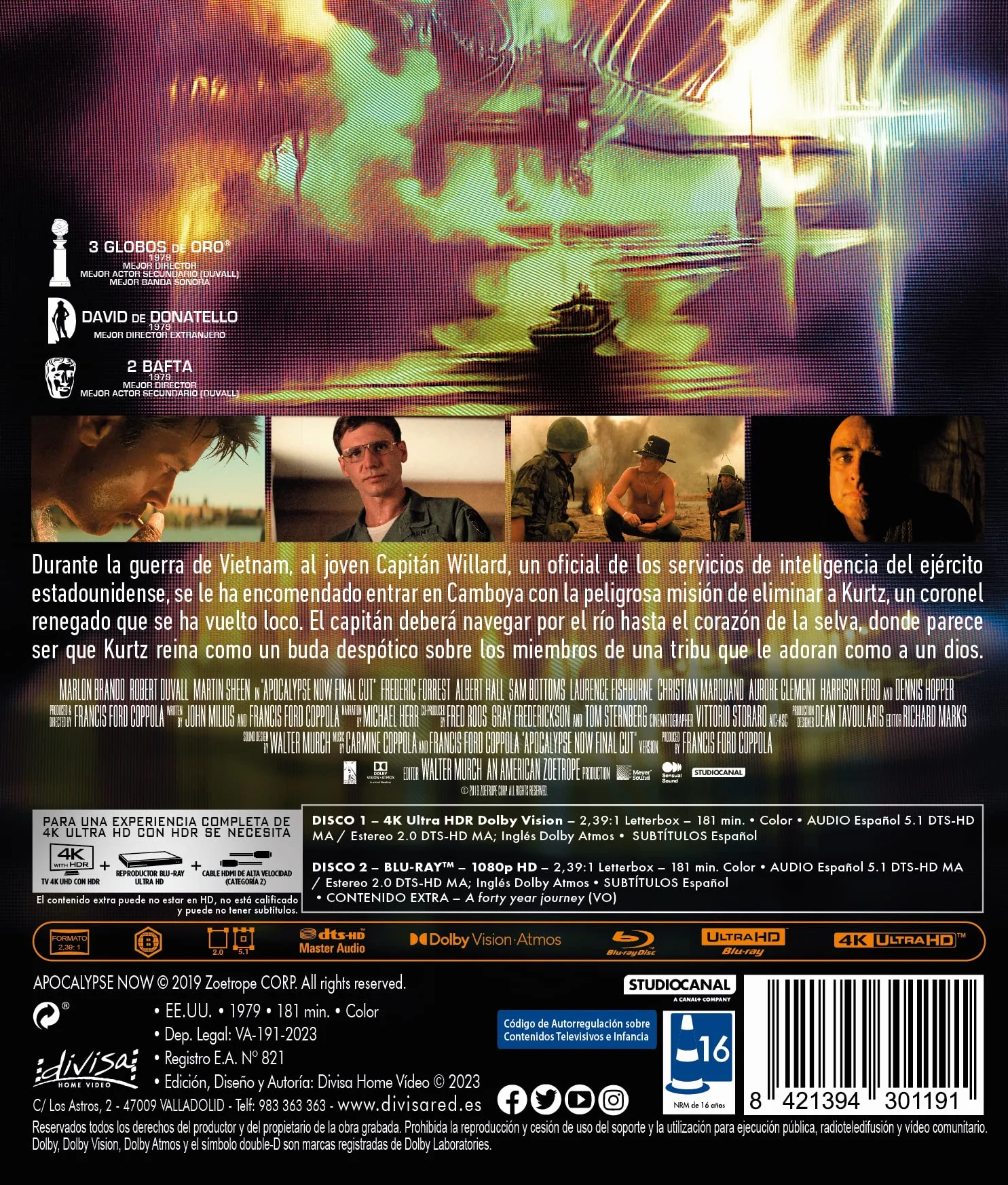 Apocalypse Now - Coupe finale 4K UHD BD