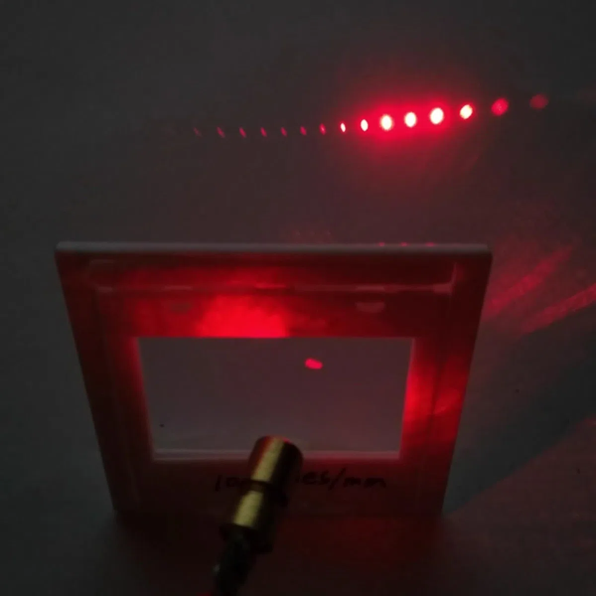 Réseau de diffraction, ligne de diffraction de transmission spectrophotomètre pour spectroscopie/expérience de spectroscopie/démonstration pédagogique émetteurs-récepteurs de