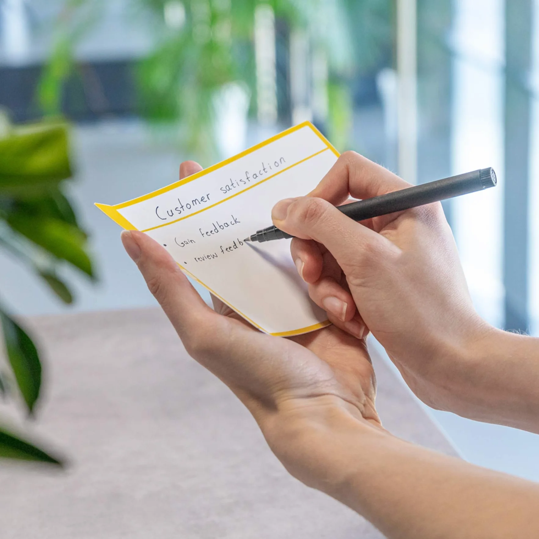 PATboard Tableau Scrum Kanban TASKcards Magnétique 8 Cartes Tâche L Jaune
