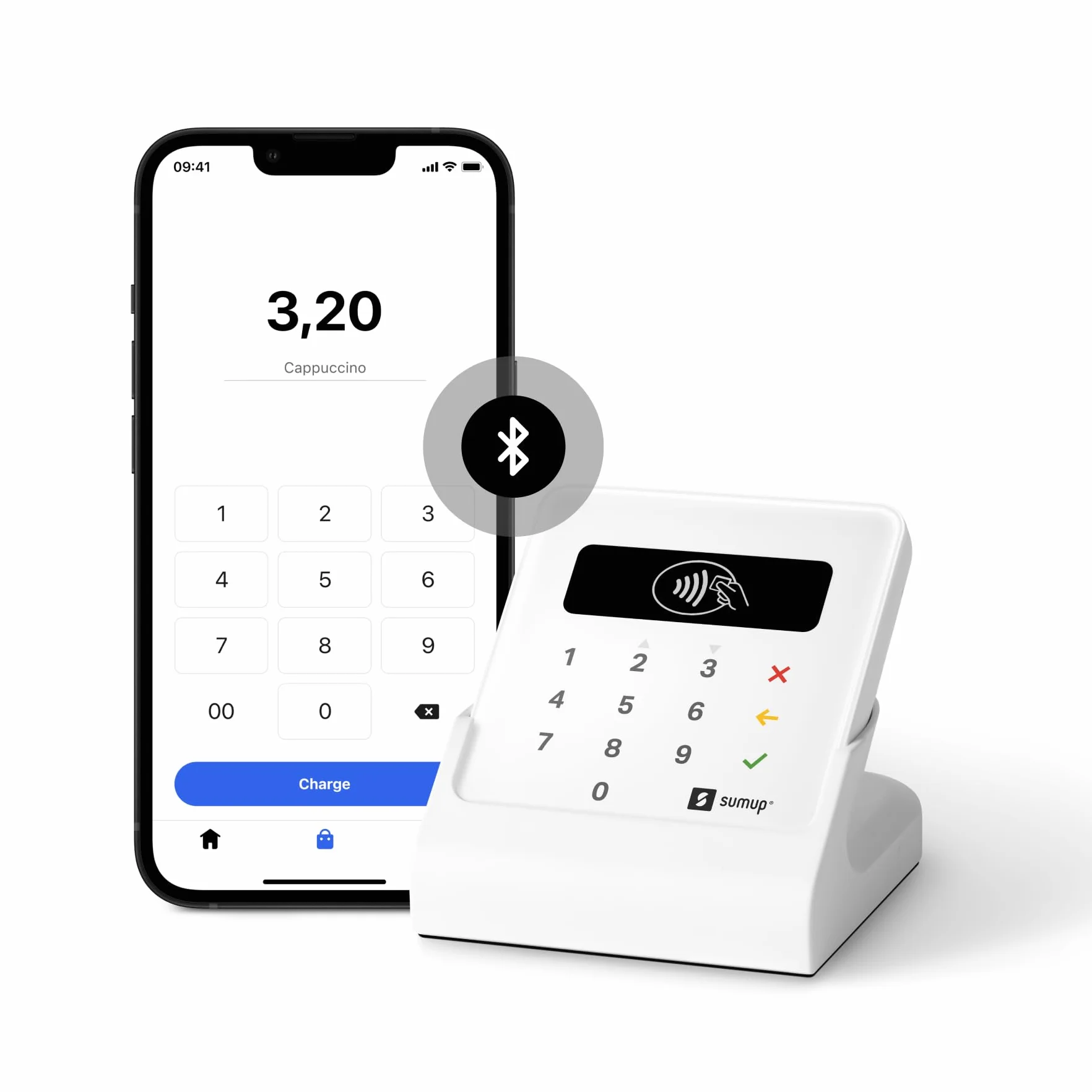 Terminal de paiement sans contact SUMUP Air bundle