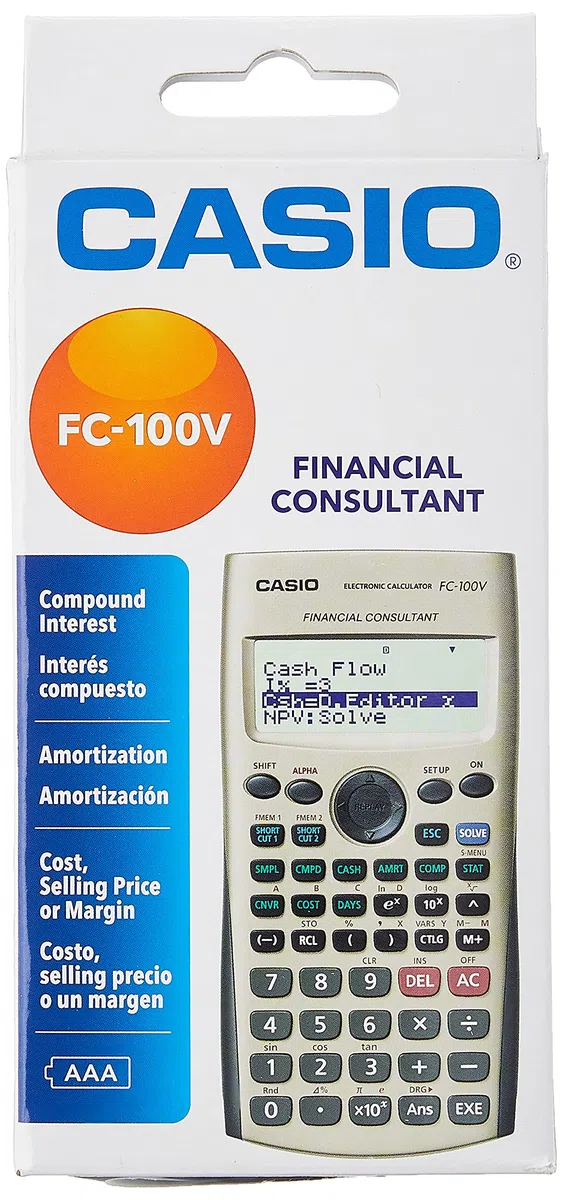 Calculatrice financière Casio FC 100V
