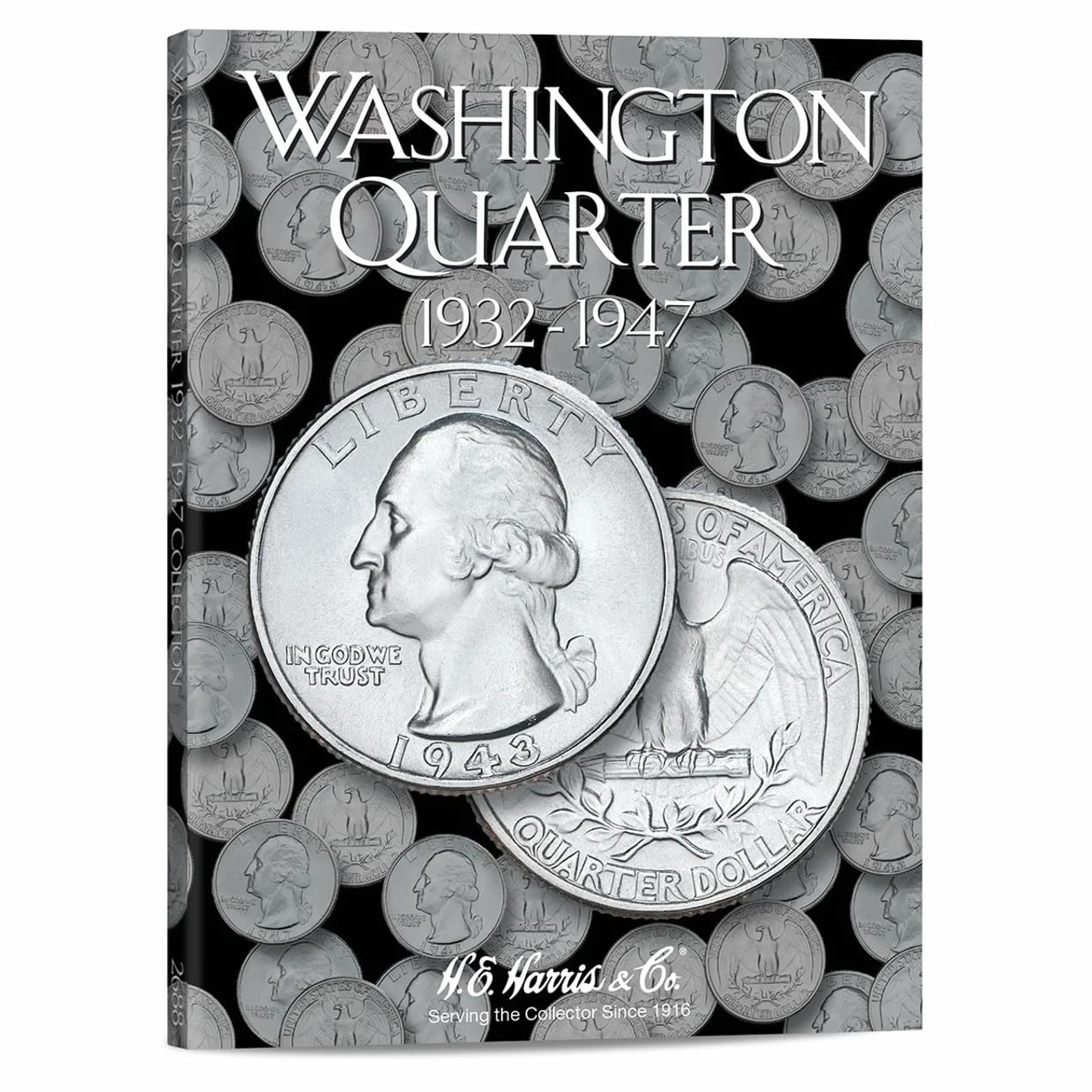 H.E. Harris & Co. US Washington Quarter Coin Folder Volume 1 1932-1947