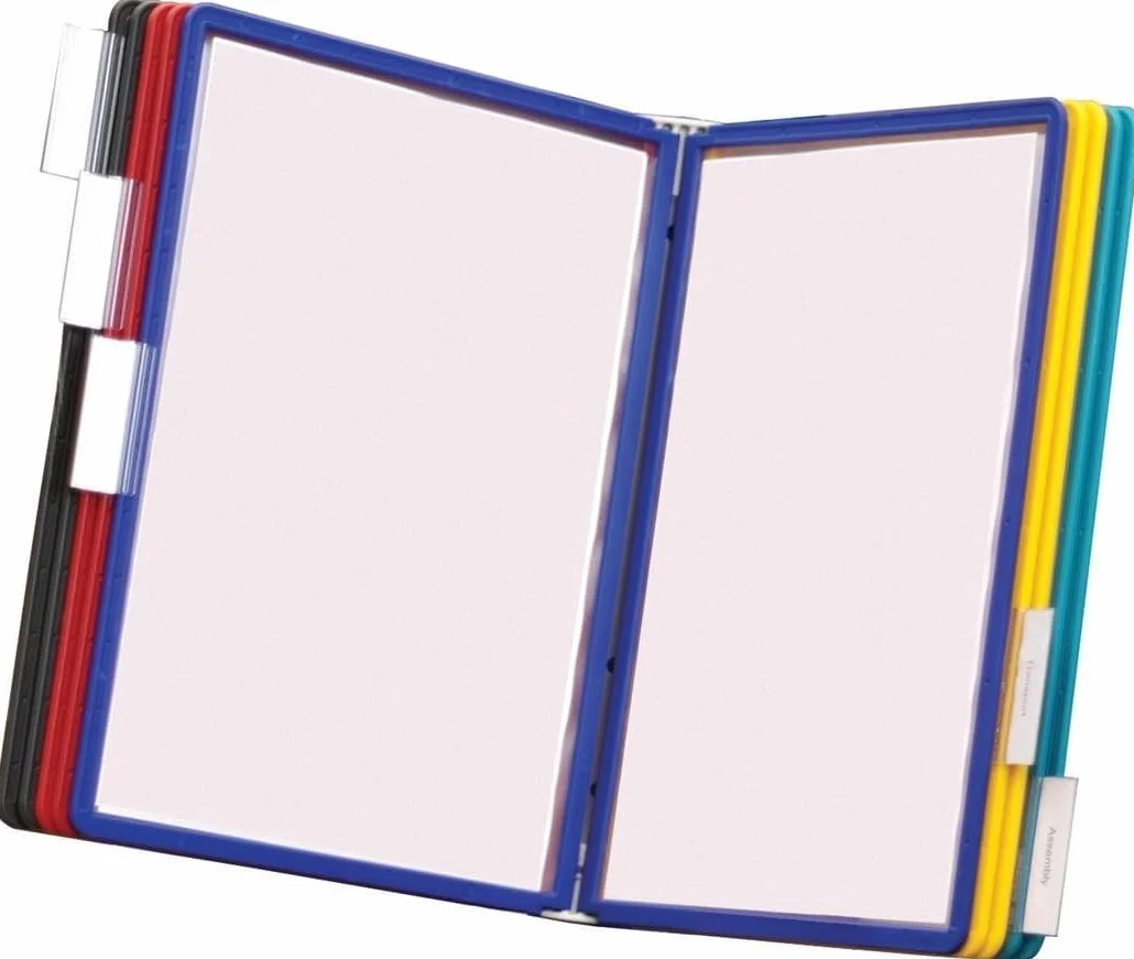 DURABLE Support mural VARIO Porte vue A4 10 pochettes Multicolore