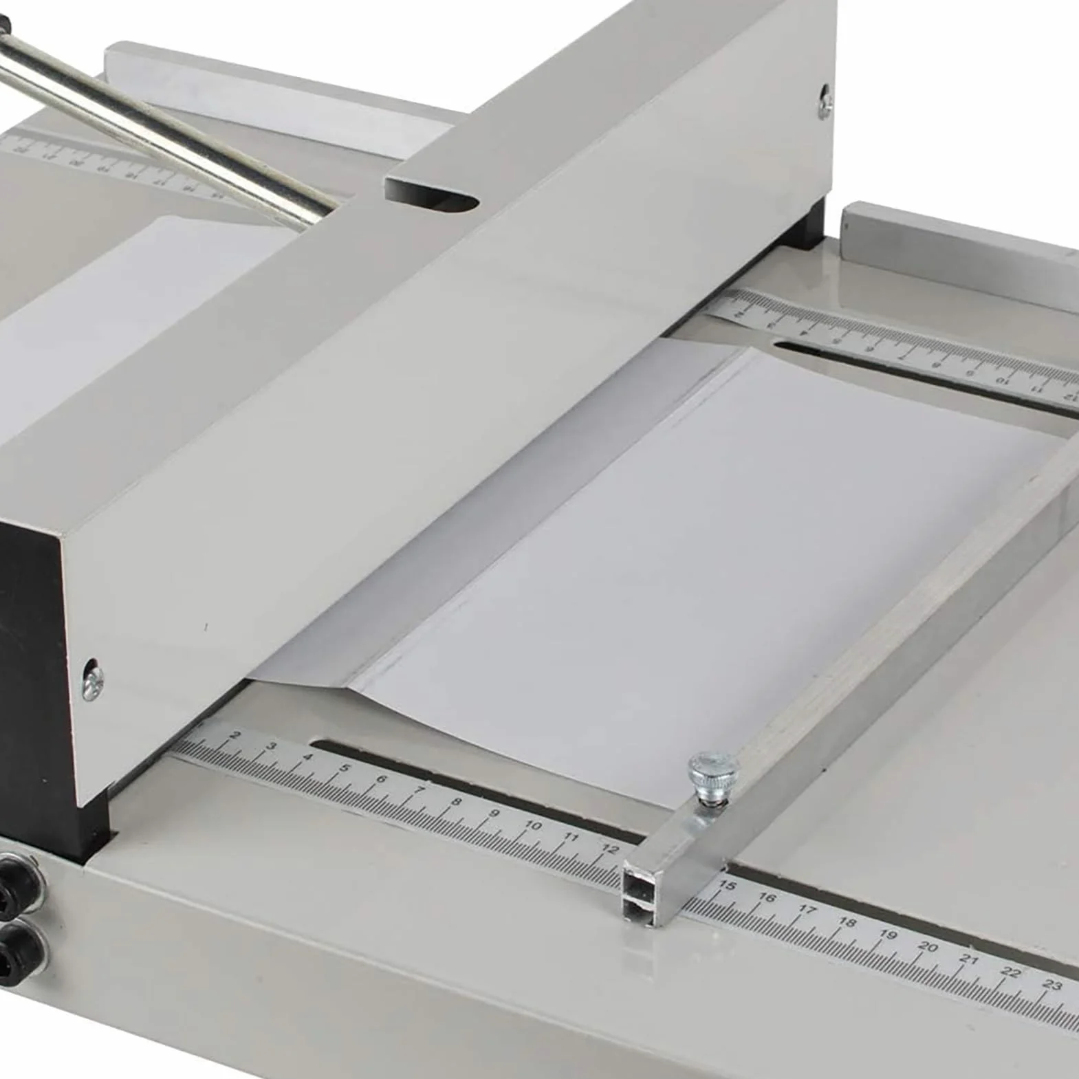 Machine à Rainer Manuelle 350 mm avec Règle de Positionnement pour Cartes de Vœux, Brochures et Photos