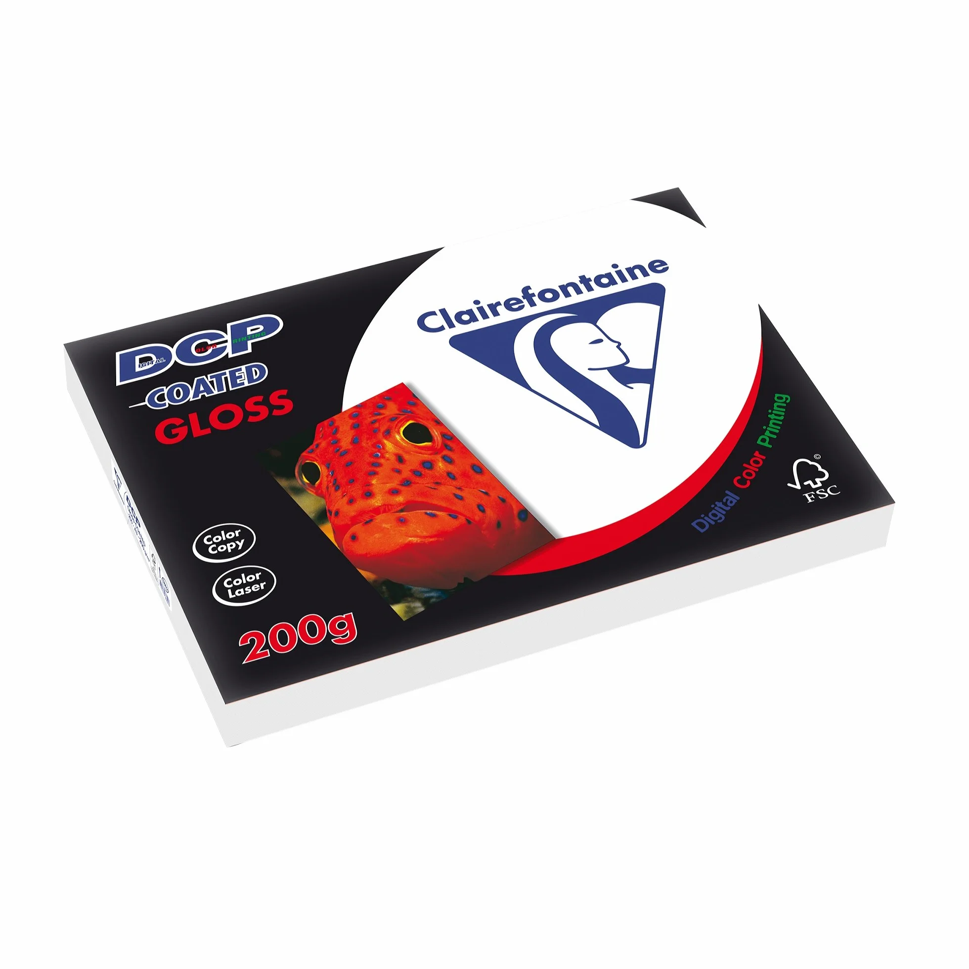 Clairefontaine Ramette A3 200g DCP Coated Brillant 2 Faces 250 feuilles