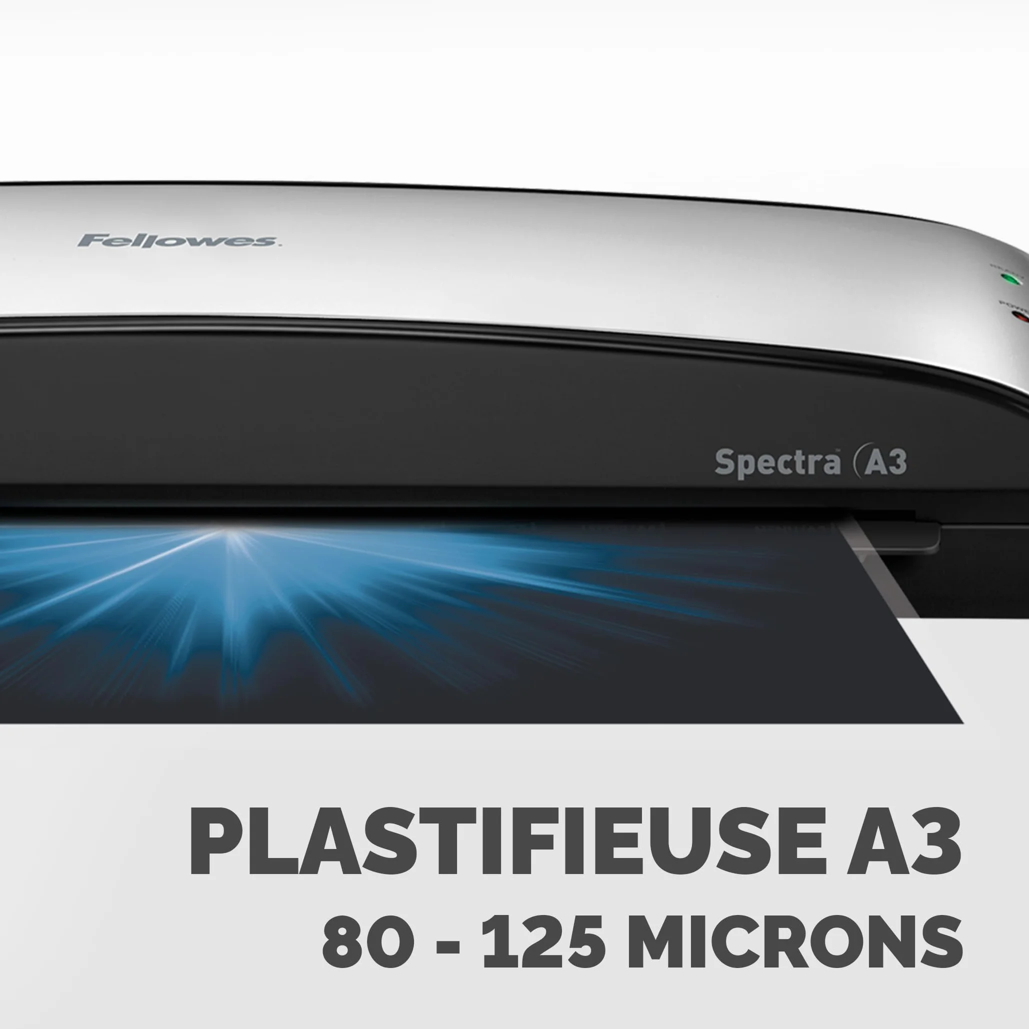 Fellowes Spectra Plastifieuse A3 125 Microns Anti-Bourrage