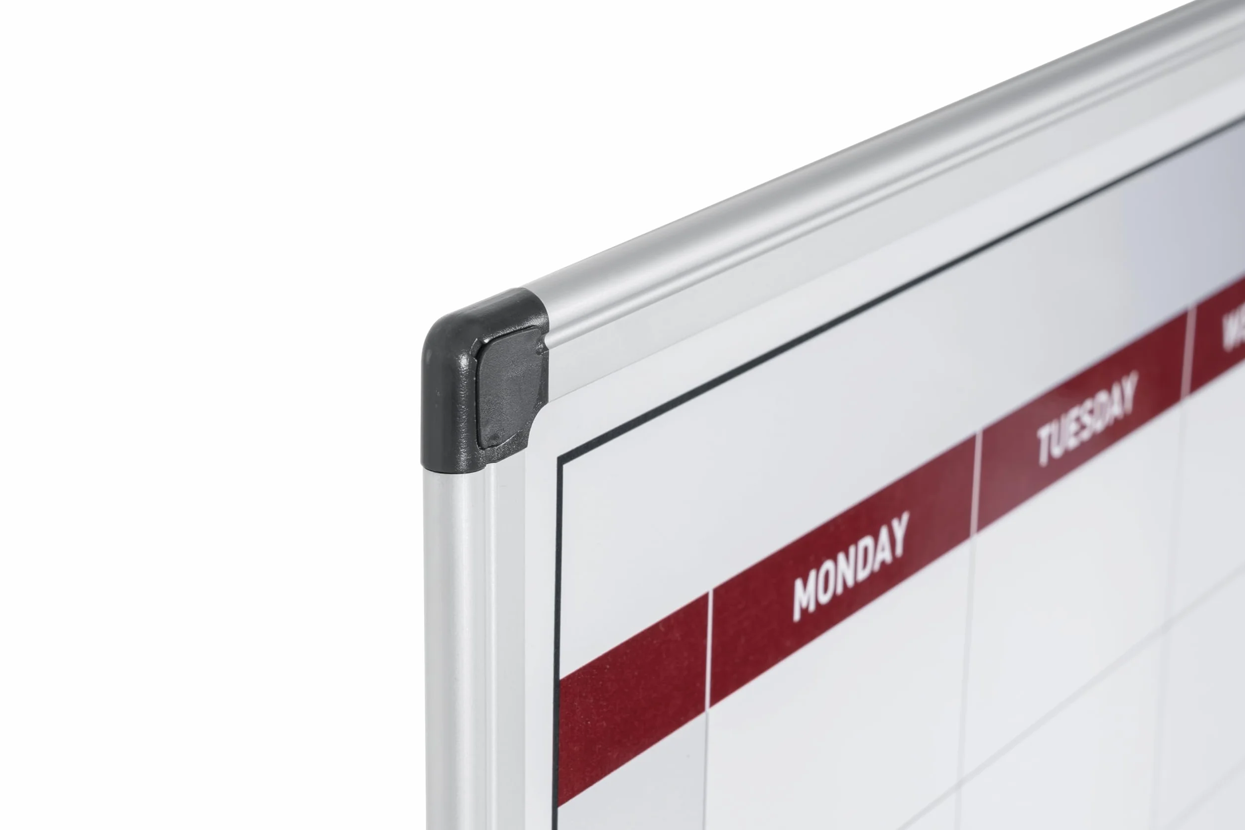 Bi-Office Planificateur Semaine magnétique cadre aluminium 60 x 45 cm