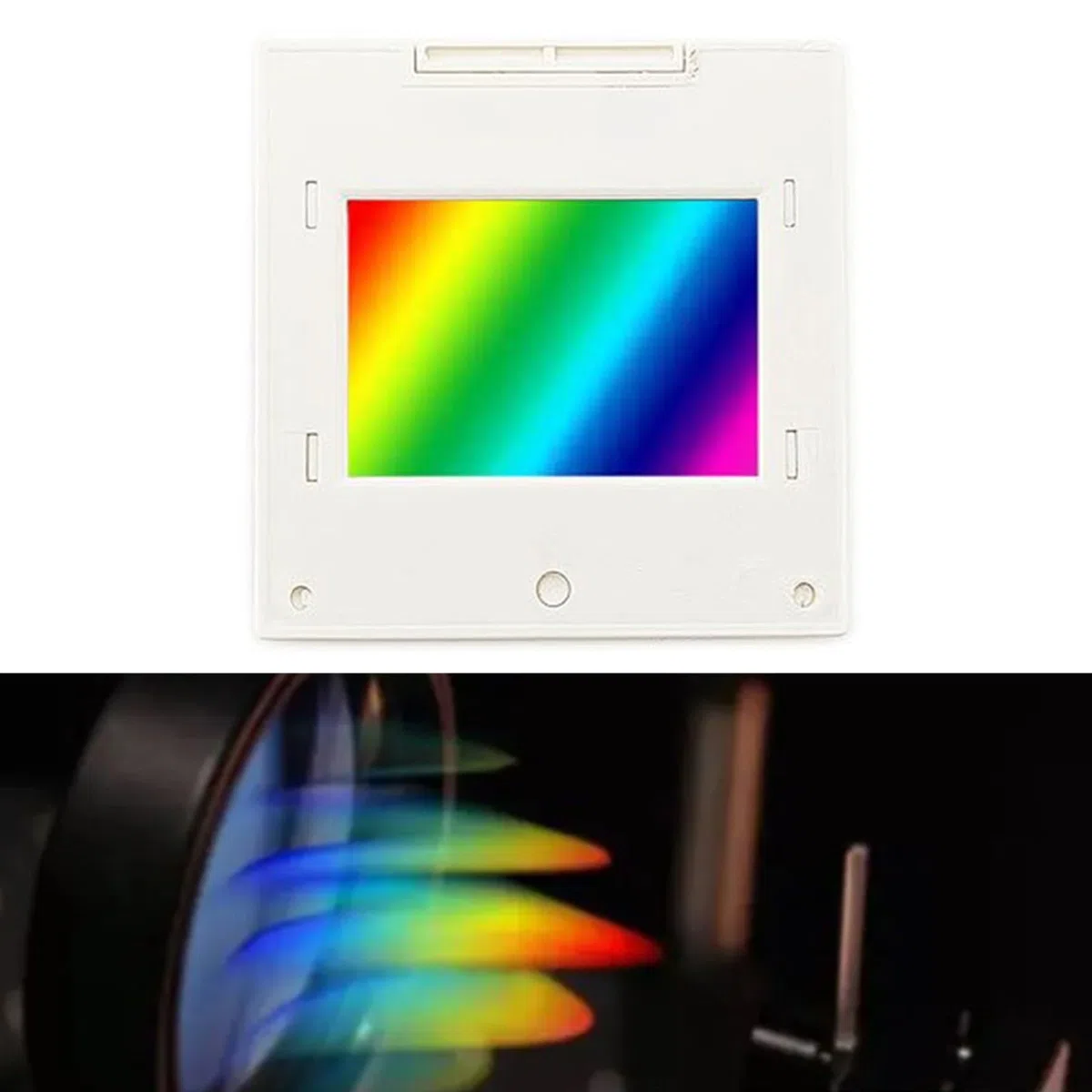 Réseau de diffraction, ligne de diffraction de transmission spectrophotomètre pour spectroscopie/expérience de spectroscopie/démonstration pédagogique émetteurs-récepteurs de