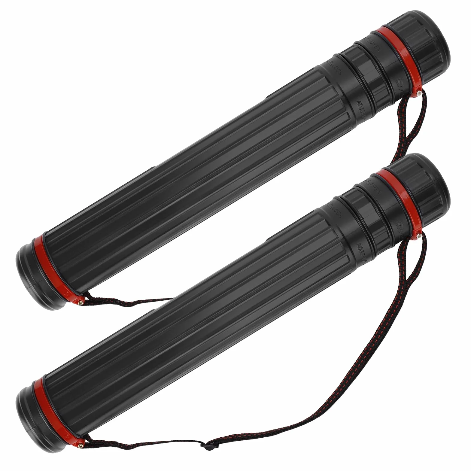 DEWEL Rouleau de Transport Télescopique A1 (45-75 cm) Lot de 2, Plastique Résistant