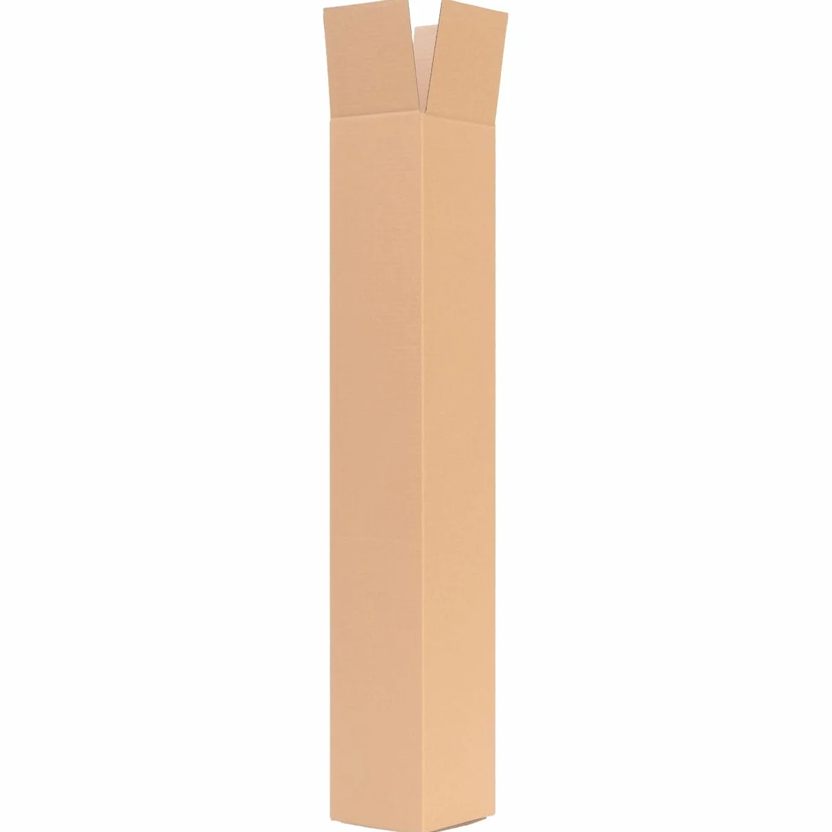 Tubes d'expédition rectangulaires 655 x 105 x 105 mm Brun Carton ondulé 20 pièces