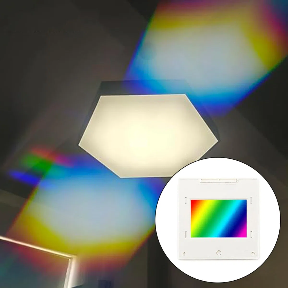 Réseau de diffraction, ligne de diffraction de transmission spectrophotomètre pour spectroscopie/expérience de spectroscopie/démonstration pédagogique émetteurs-récepteurs de