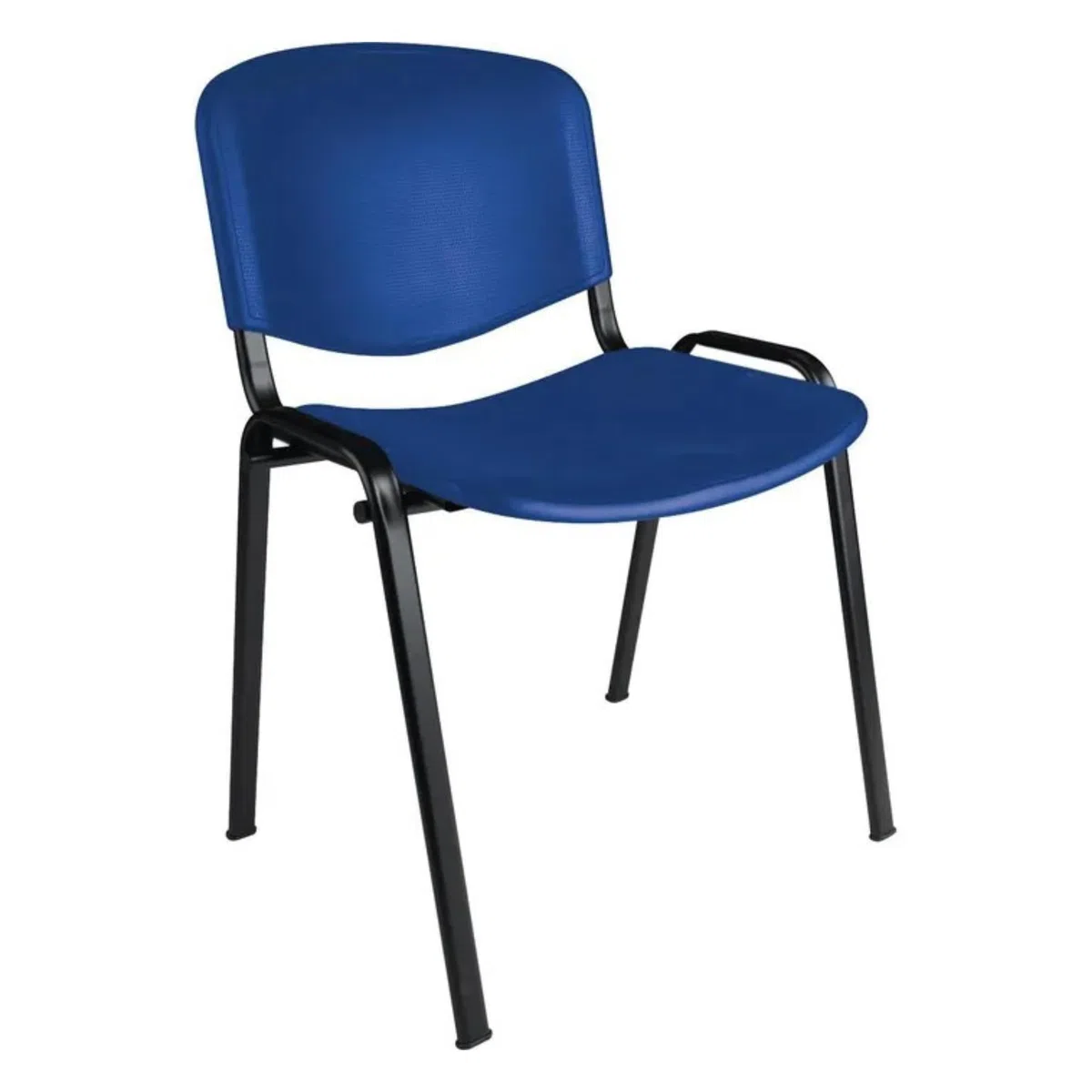 Topsit Lot de 4 chaises Visiteur, chaises de conférence, empilables, avec Assise et Dossier en Plastique
