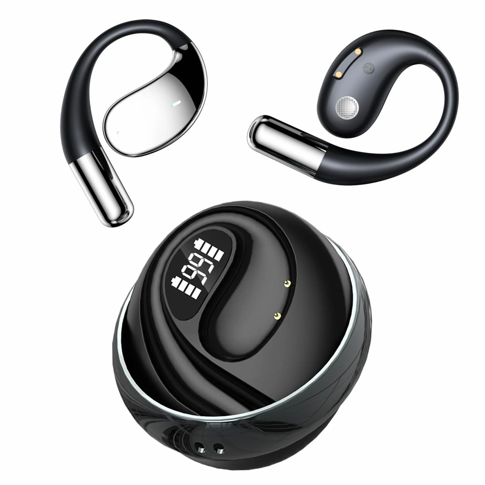Casque de traduction en temps réel 3-en-1 avec 144 langues, Écouteurs traducteurs pour voyage et affaires