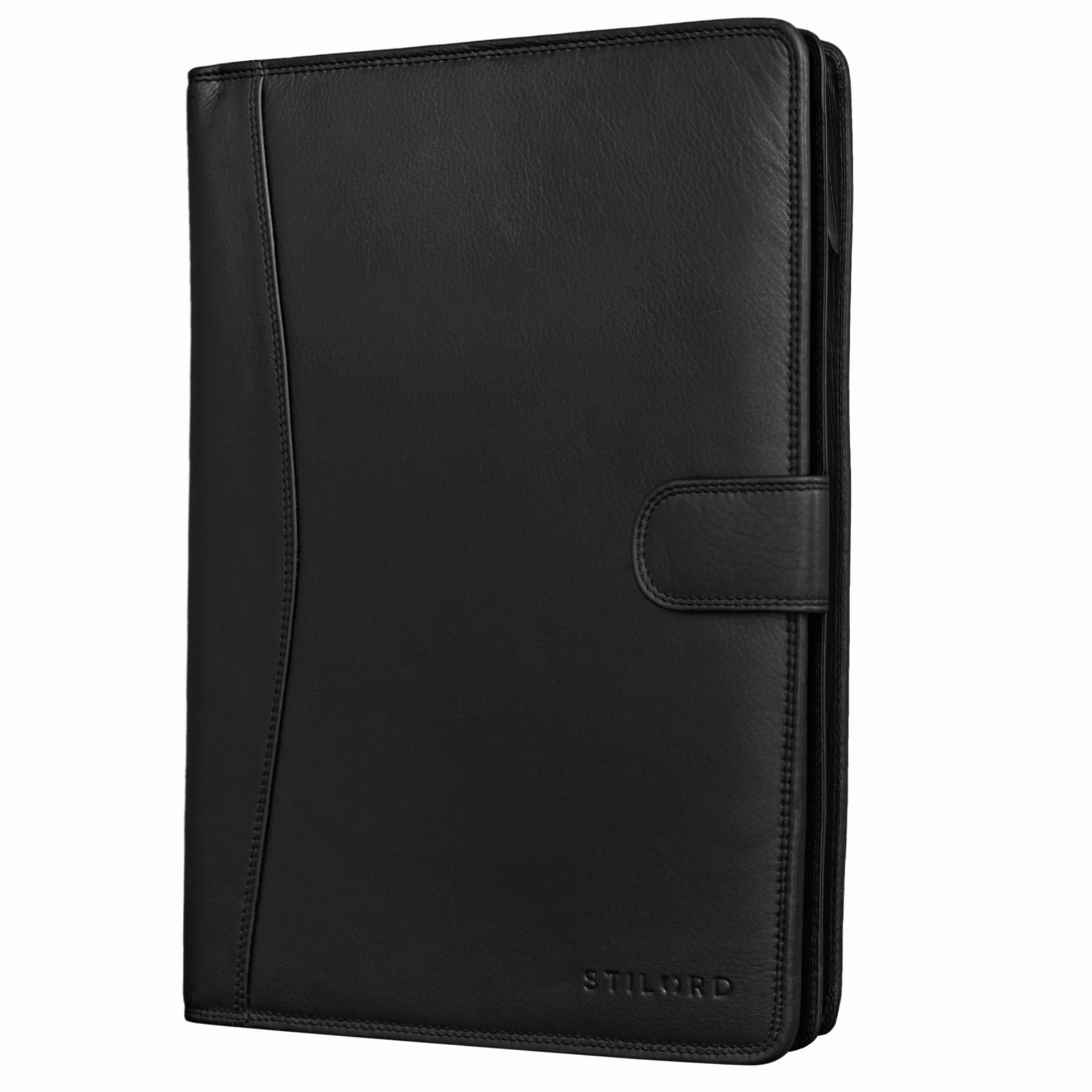 STILORD Cohen Porte-Documents Cuir Véritable A4 Organiseur Vintage 12,2 Pouces Cognac