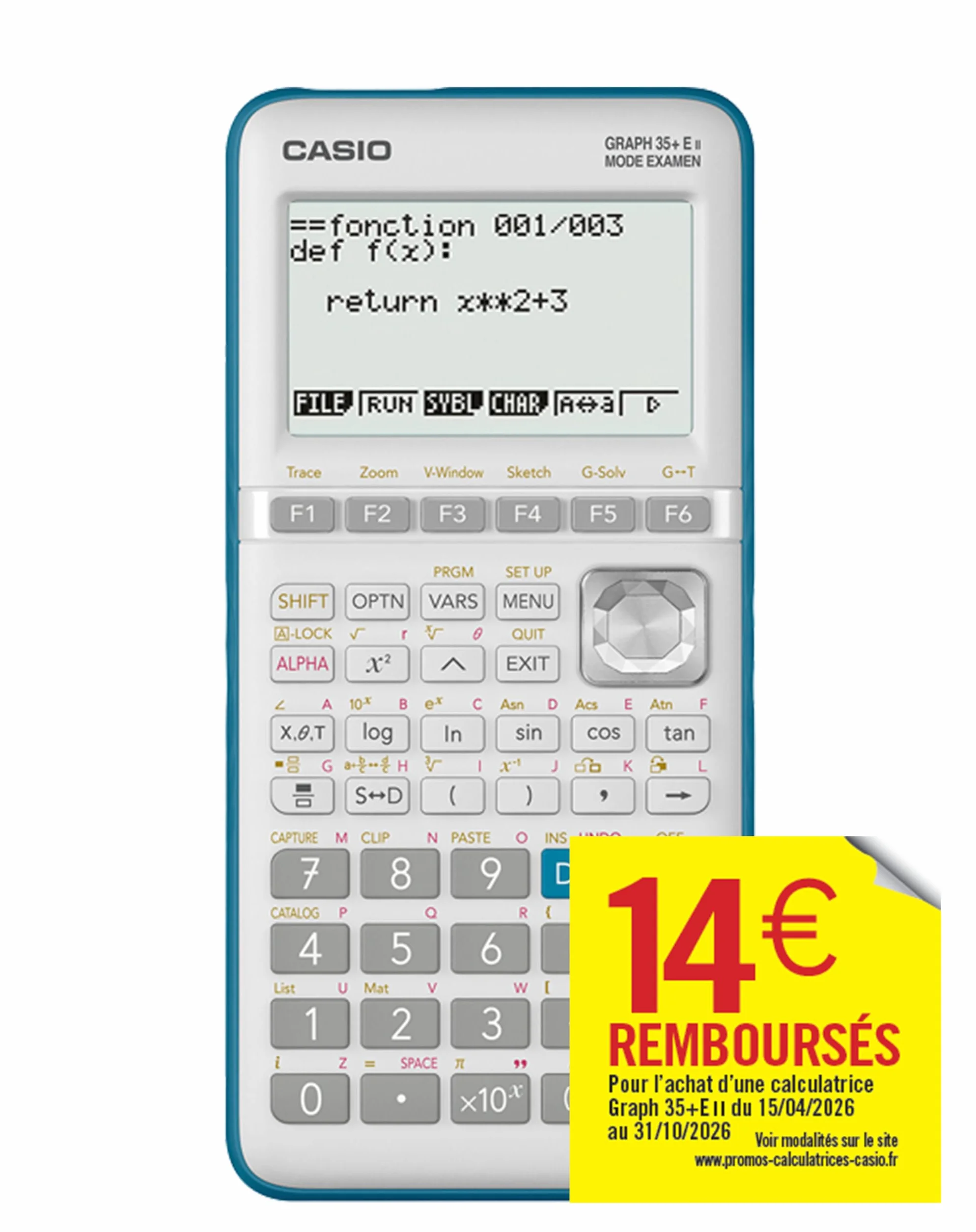 Casio GRAPH35+EII Calculatrice Graphique