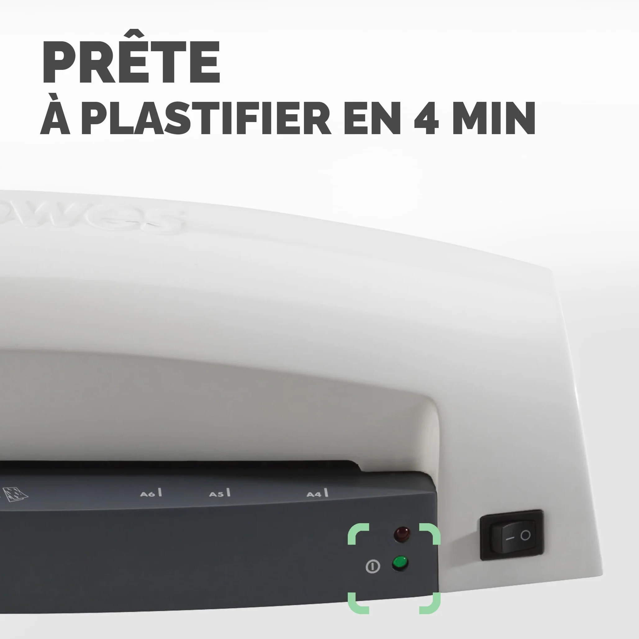 Fellowes Plastifieuse Lunar A4 30cm/min 80-125 microns gris/blanc