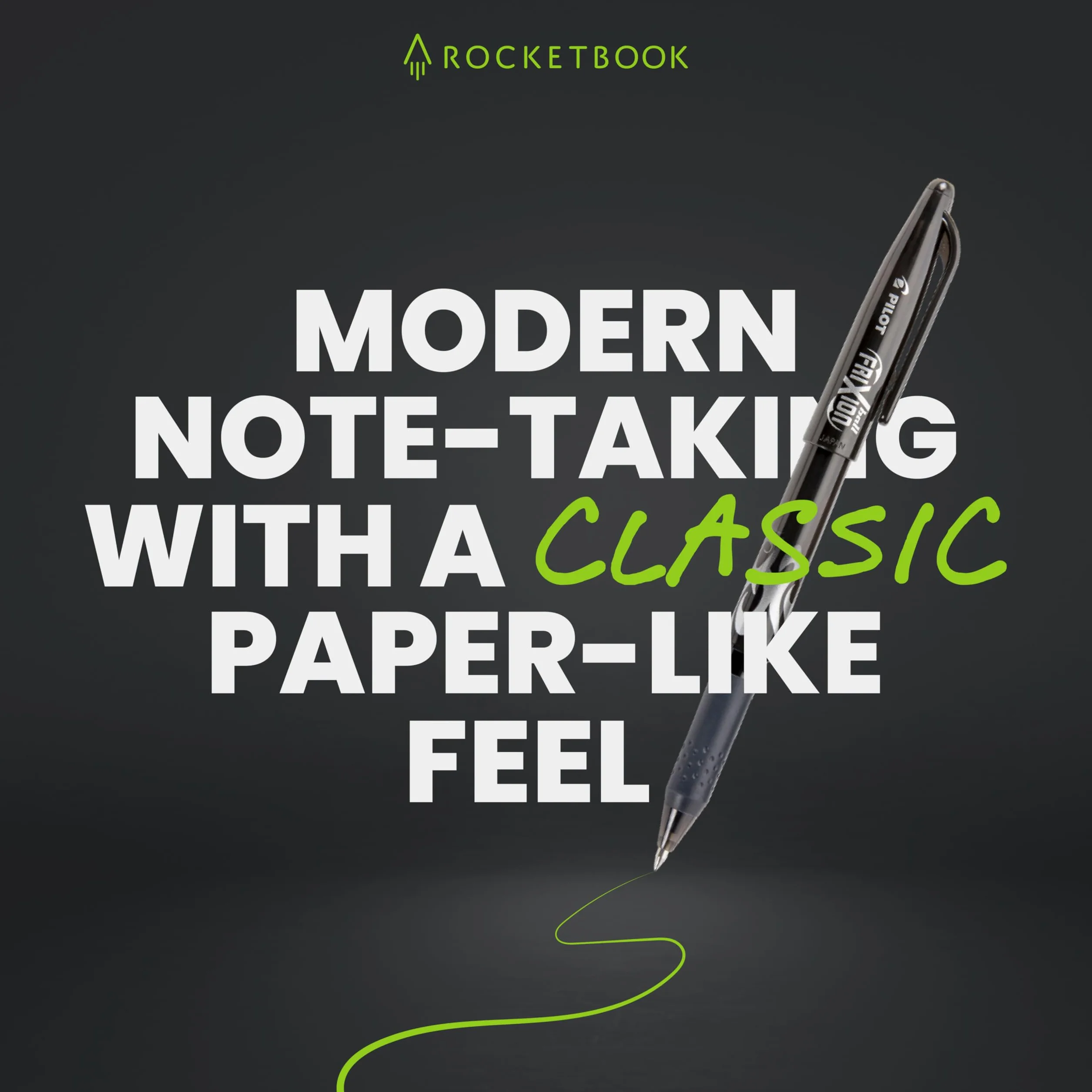 Rocketbook Flip Carnet intelligent réutilisable format lettre 21,6 x 27,9 cm bleu sarcelle