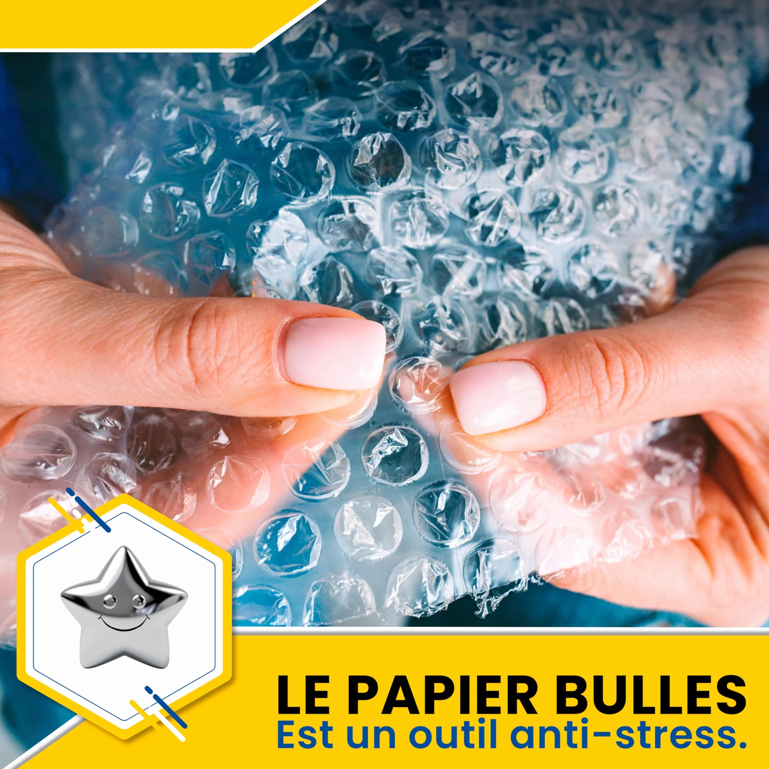 MUNTRADE Rouleau de papier bulle 50 cm x 100 m pour emballage et protection