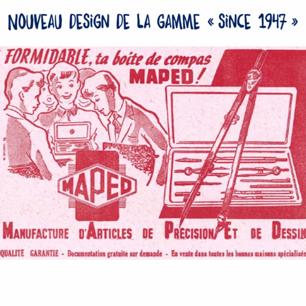 Maped Compas Technique Métal n°421 Balustre à Réglage Rapide de Précision