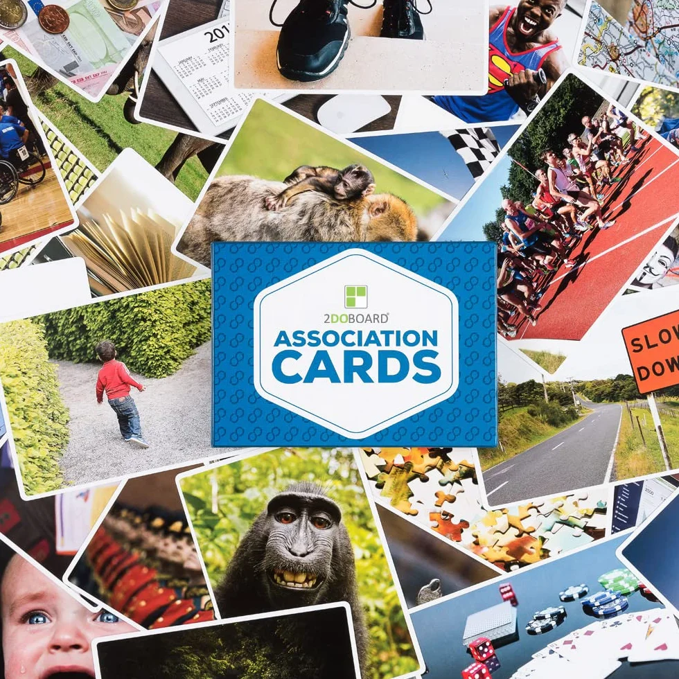Cartes de coaching grand format 21 x 15 cm (A5) pour entraînements ateliers équipes