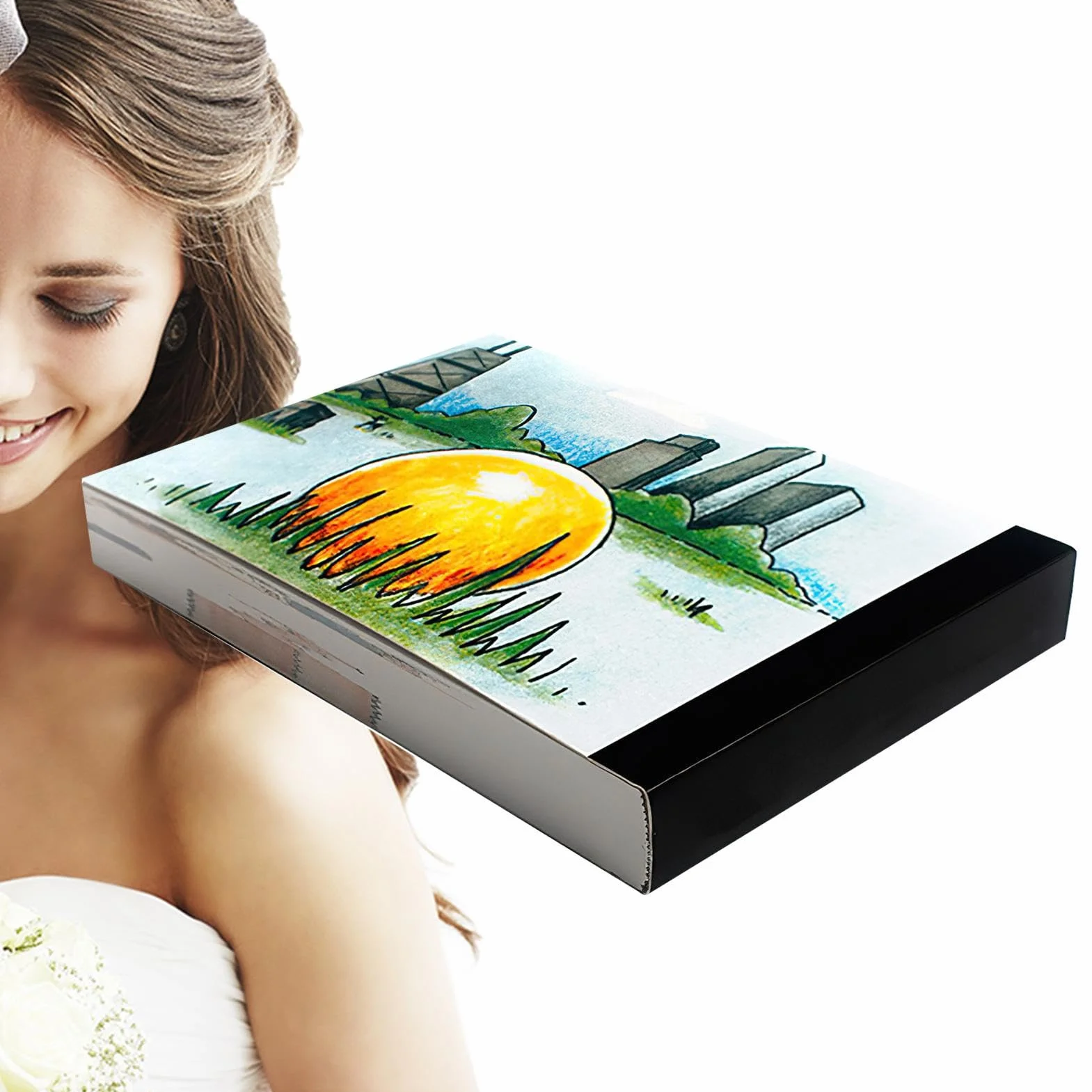 Gomice Flipbook Surprise pour Proposition, Creative Flipss Book 126 Pages pour Cacher Votre Bague