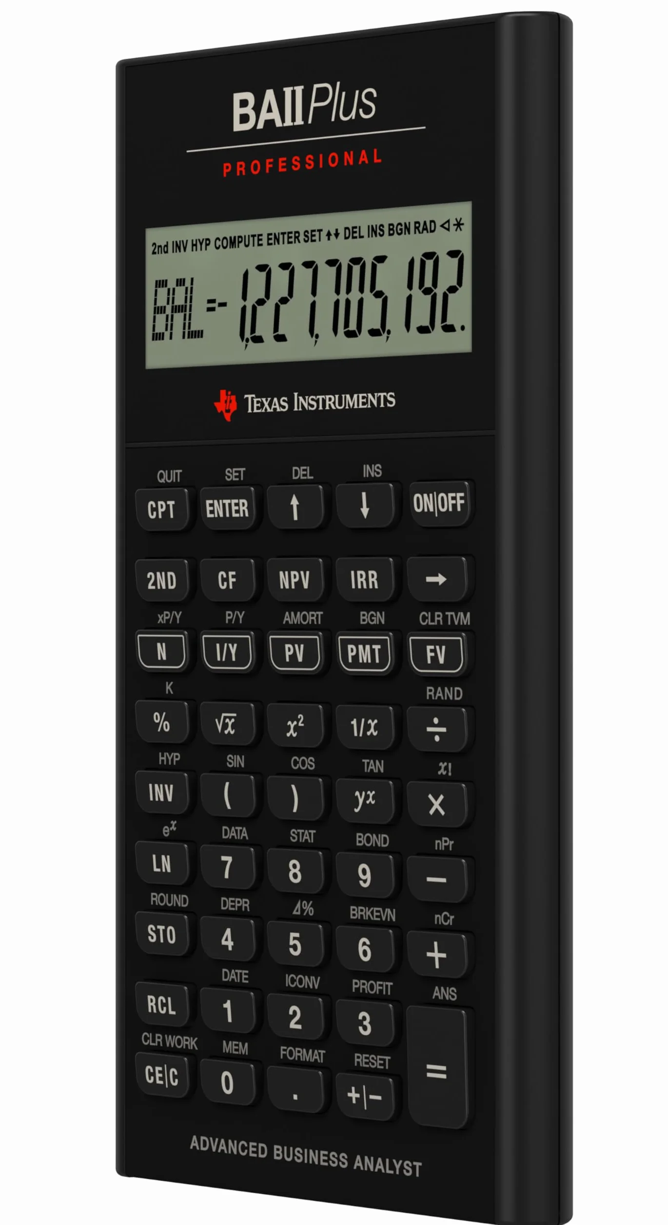 Texas Instruments BA II Plus Professional Calculatrice financière
