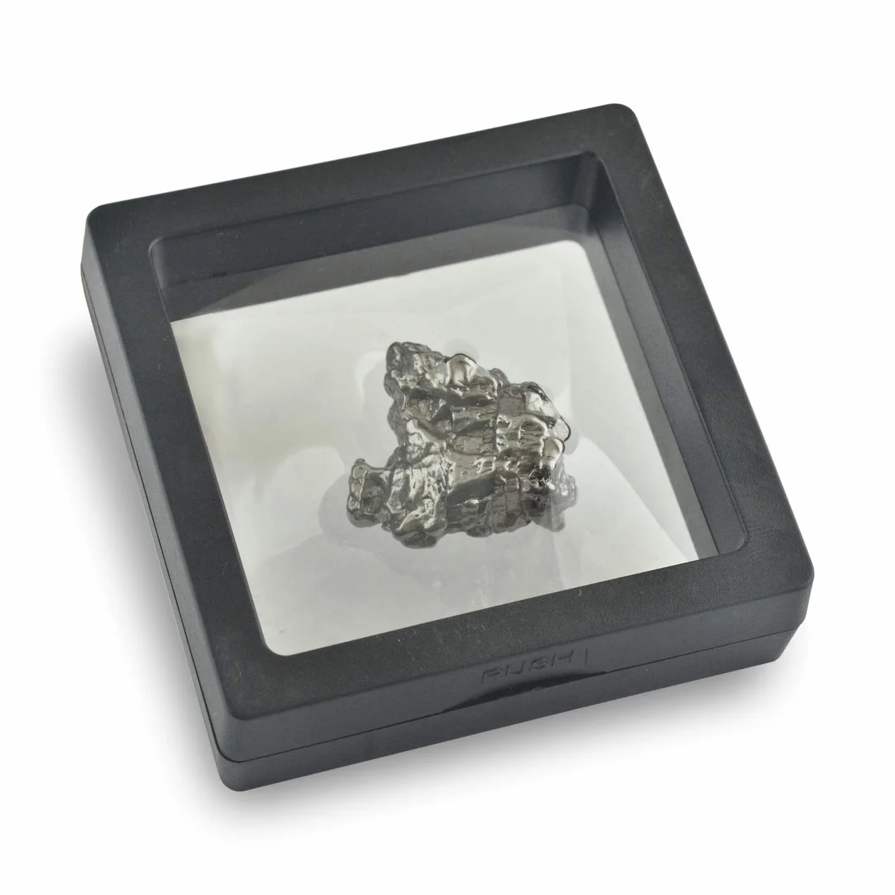 Starborn Campo Del Cielo Pépite de Météorite 20-30 g en Fer Nickel avec Cadre en Plastique Noir