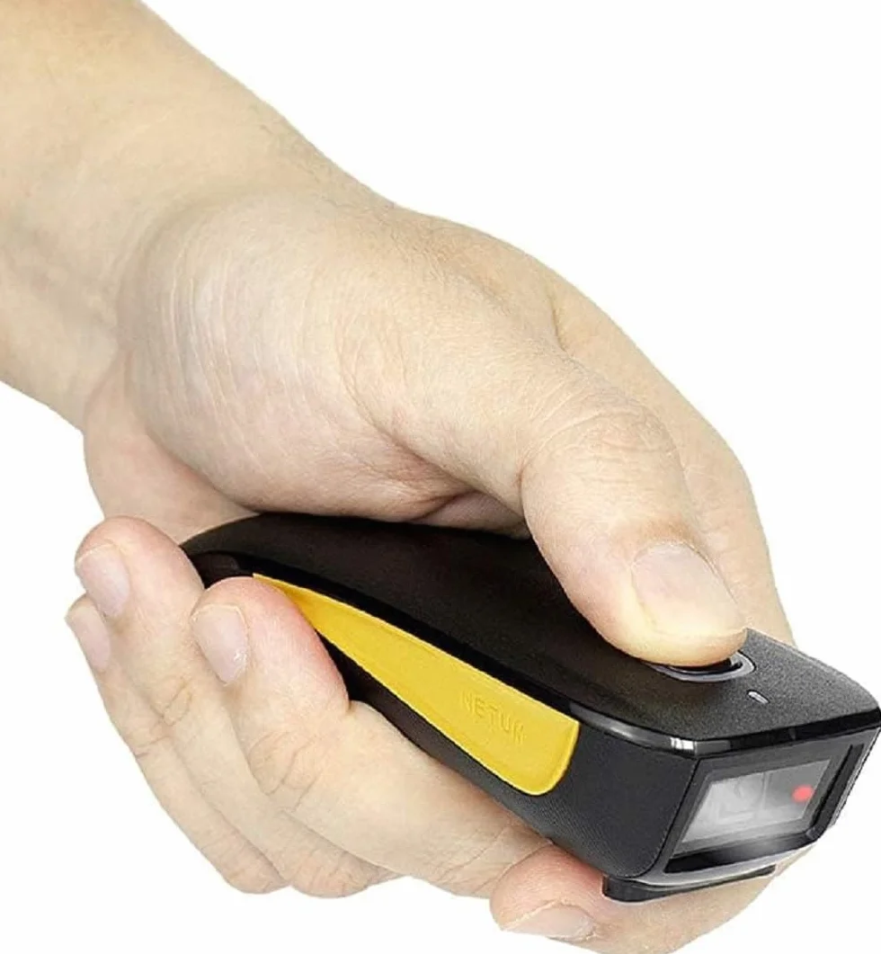 NETUM C750 Bluetooth 2D Barcode Scanner sans Fil QR pour Tablette iPhone iPad Android iOS PC POS