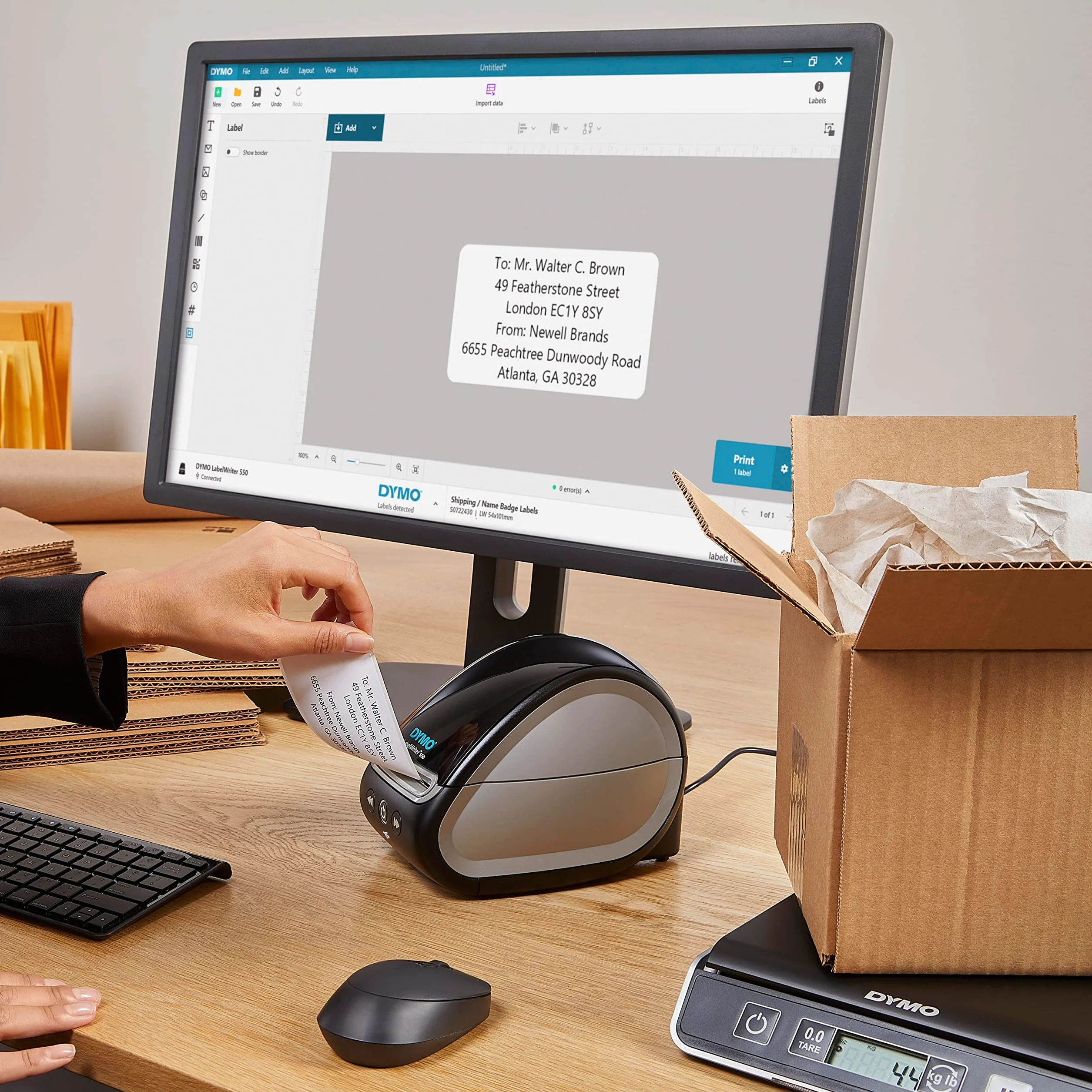 Dymo M5 Pèse-lettres Numérique USB 5 kg