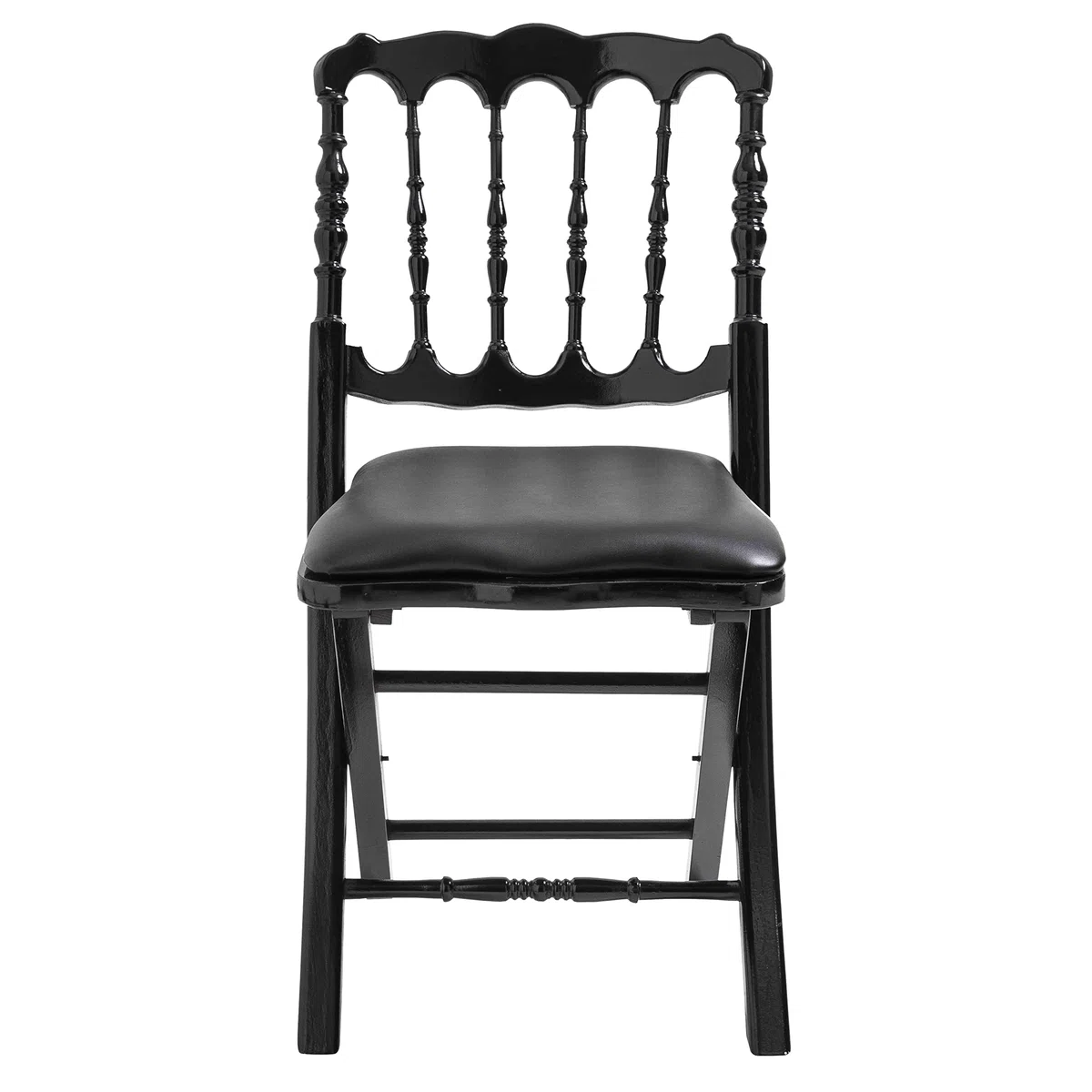 MobEventPro Chaises Pliantes Noires en Bois