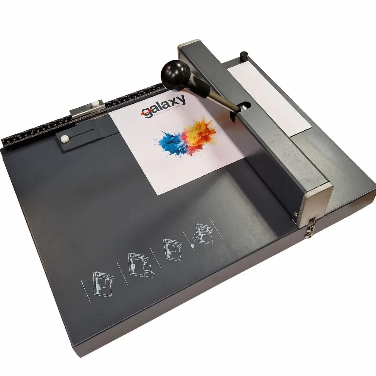 Galaxy Crease & Go. Machine de rainage manuelle professionnelle pour papier et carton