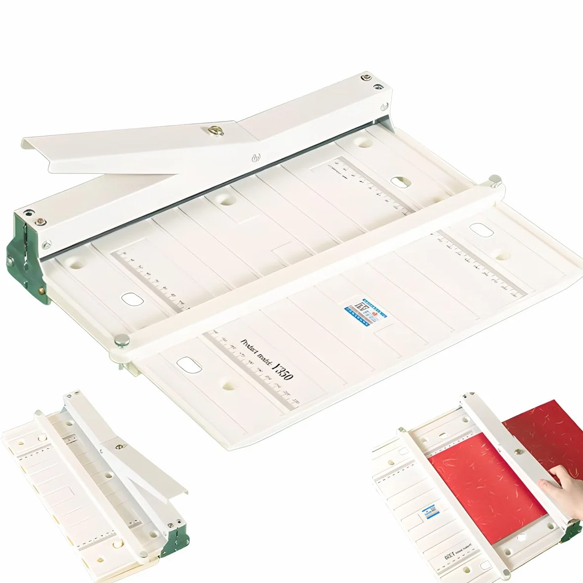 Machine à Plier le Papier A3 350 mm, Rainureuse Manuelle pour Cartes de Vœux, Livrets, Papier Photo