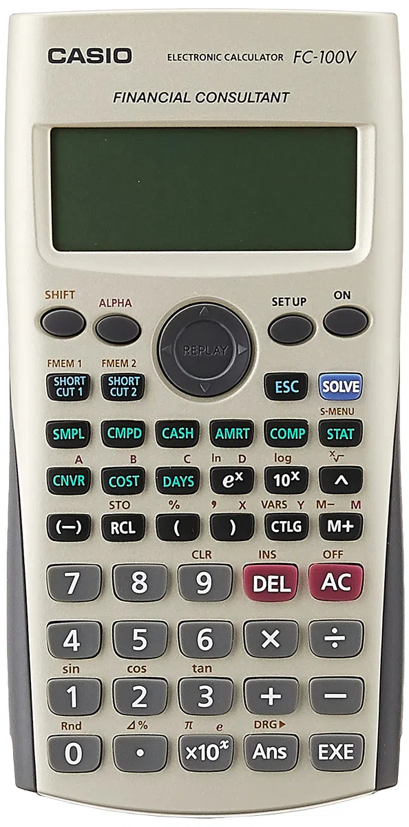 Calculatrice financière Casio FC 100V