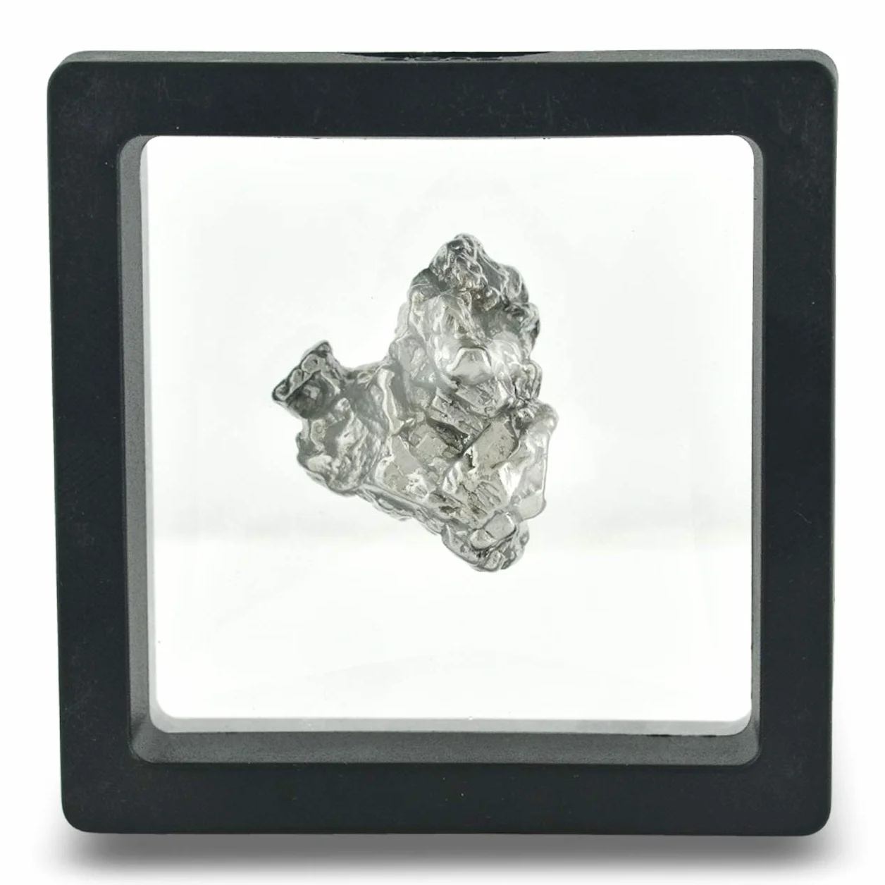 Starborn Campo Del Cielo Pépite de Météorite 20-30 g en Fer Nickel avec Cadre en Plastique Noir