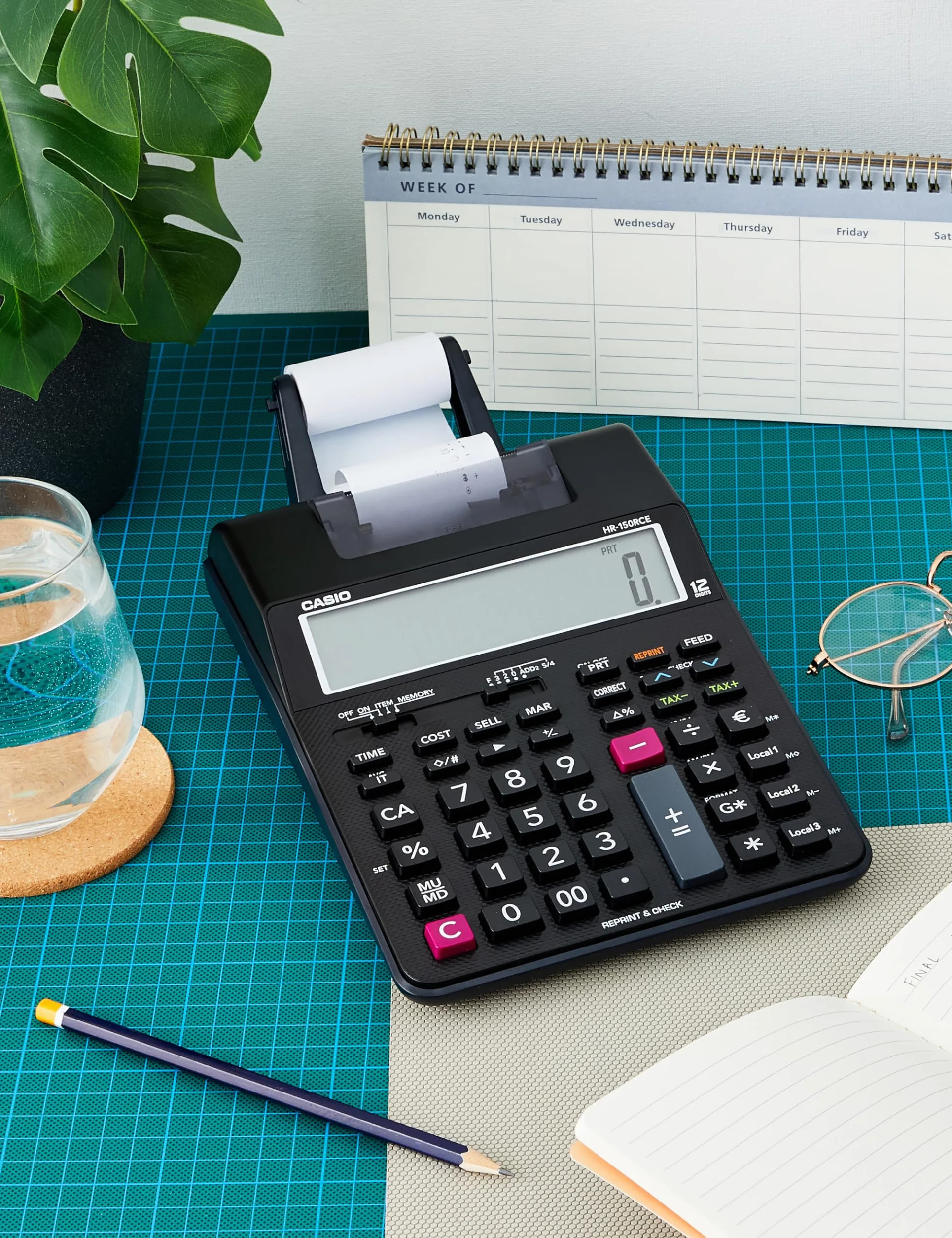 Casio HR150RCE Calculatrice Imprimante Semi Professionnelle