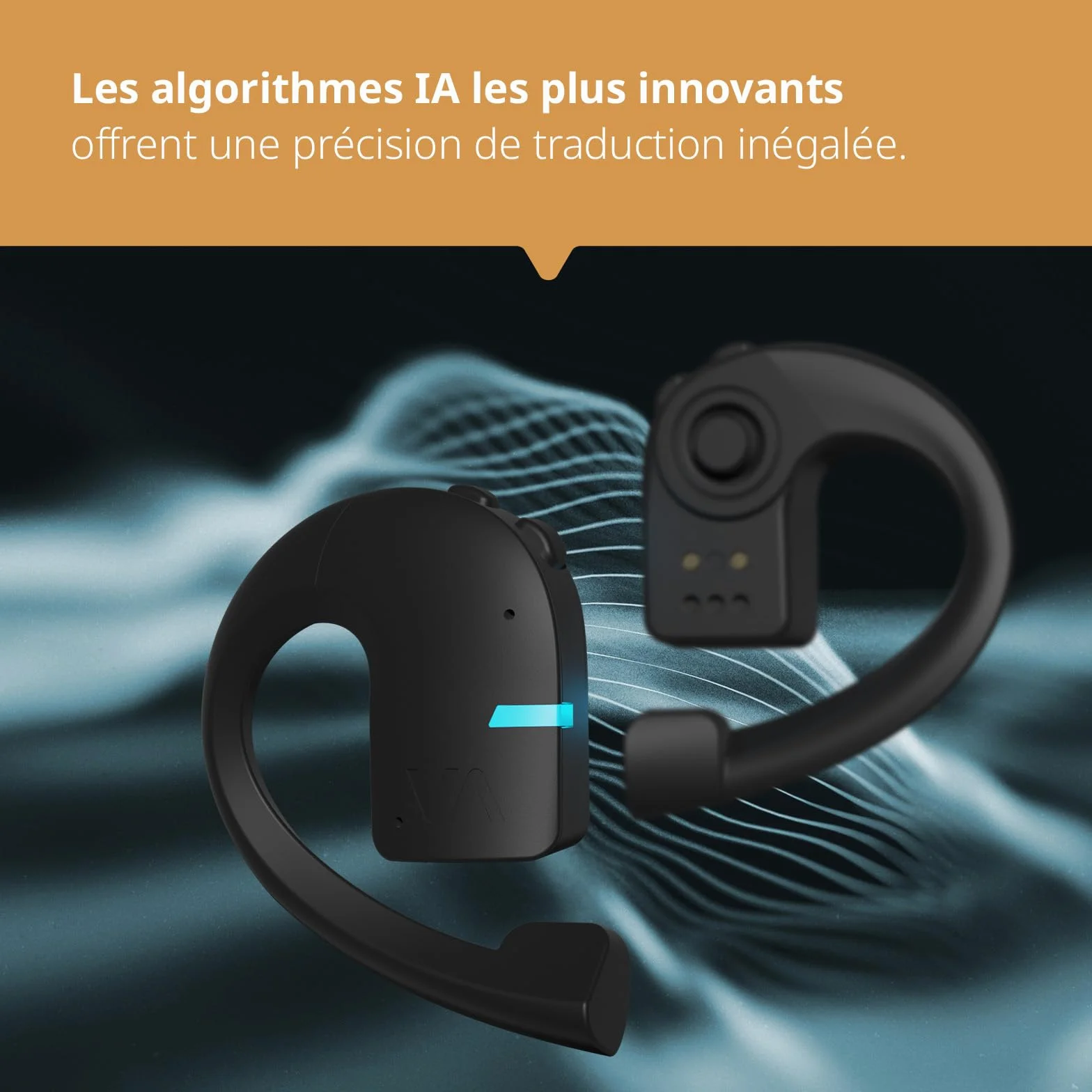 Vasco Translator E1 écouteur traducteur instantané 50 langues