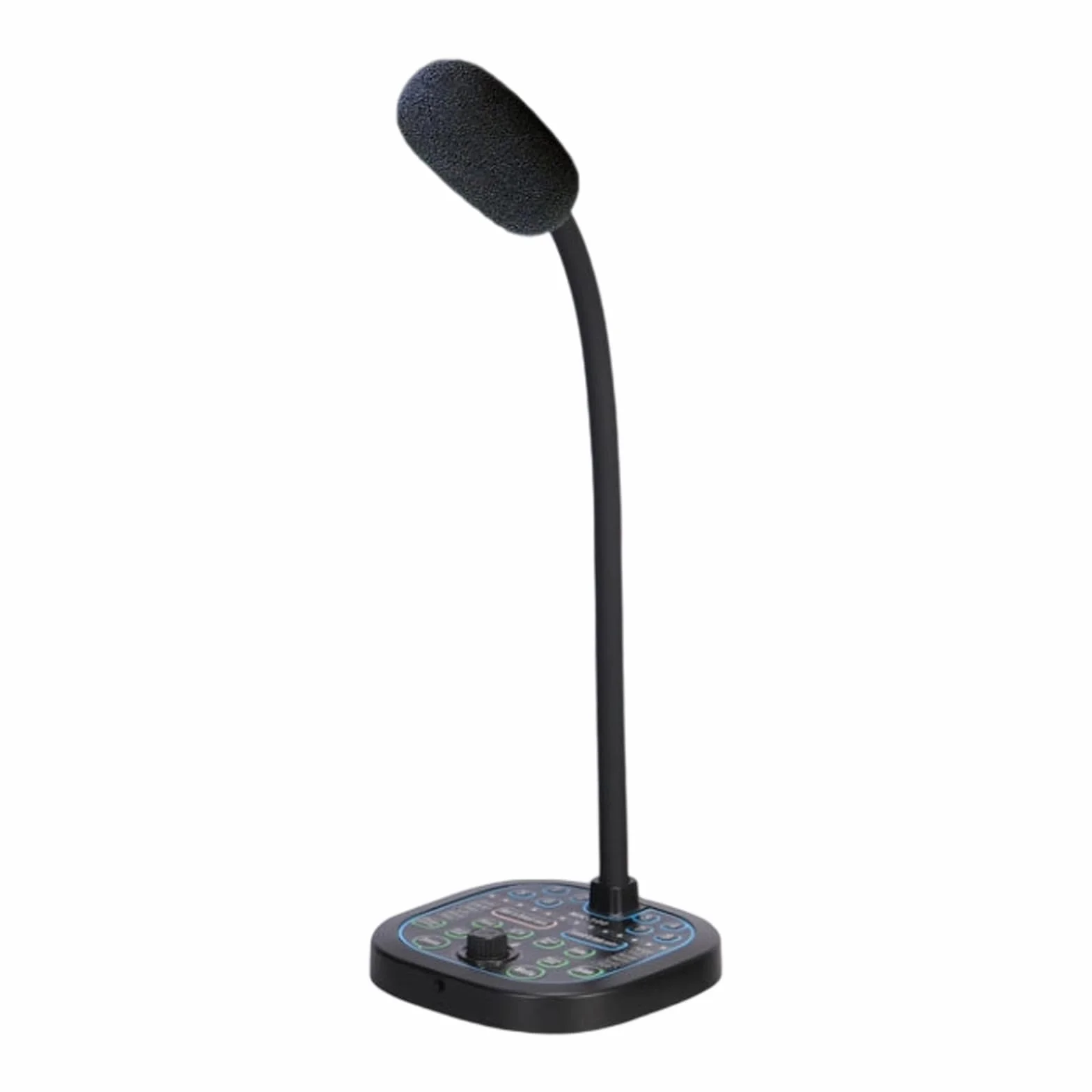 Morain Changeur de voix en temps réel 16 modes sonores micro Plug and Play 16 bits/48 kHz pour jeux mobiles streaming chat